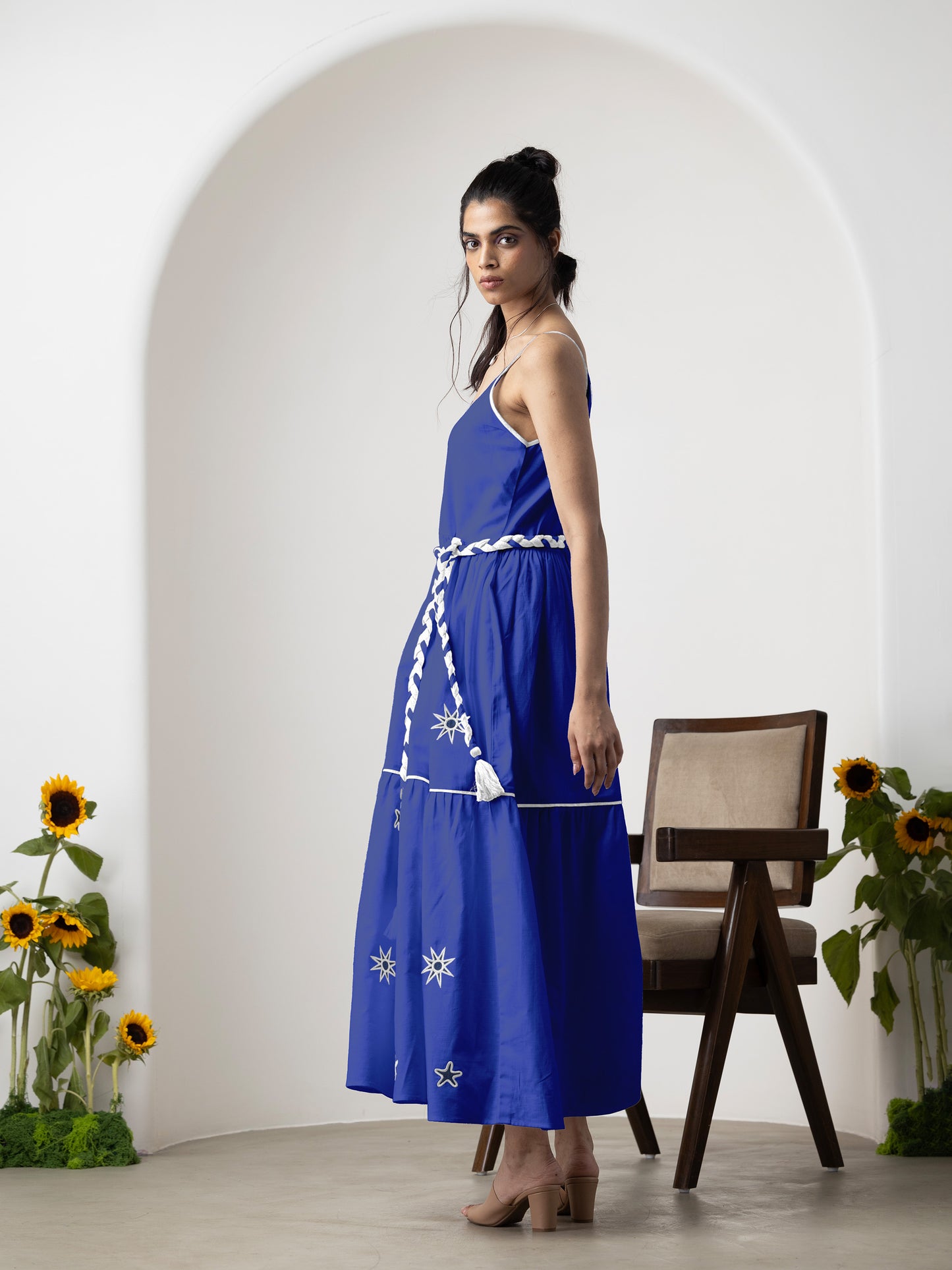 Blue Wave Maxi Dress