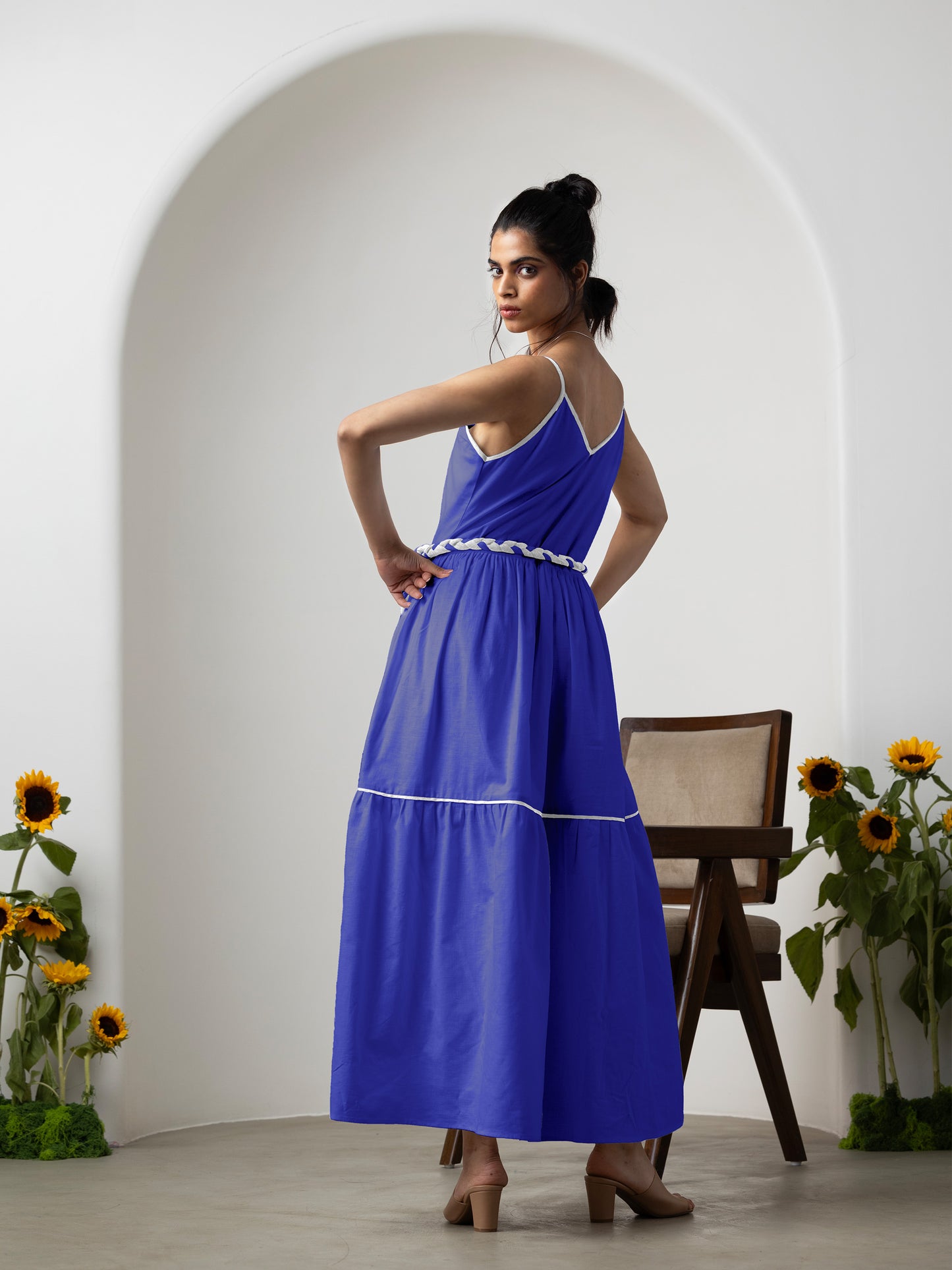 Blue Wave Maxi Dress