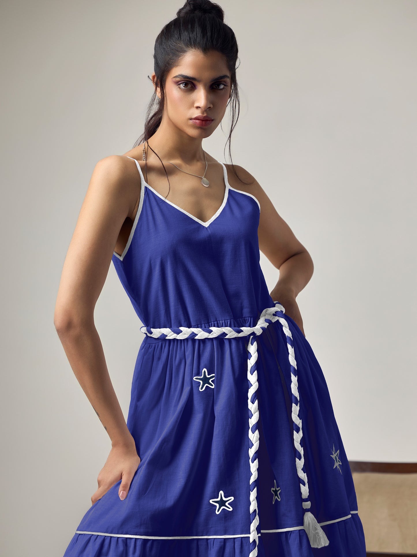 Blue Wave Maxi Dress