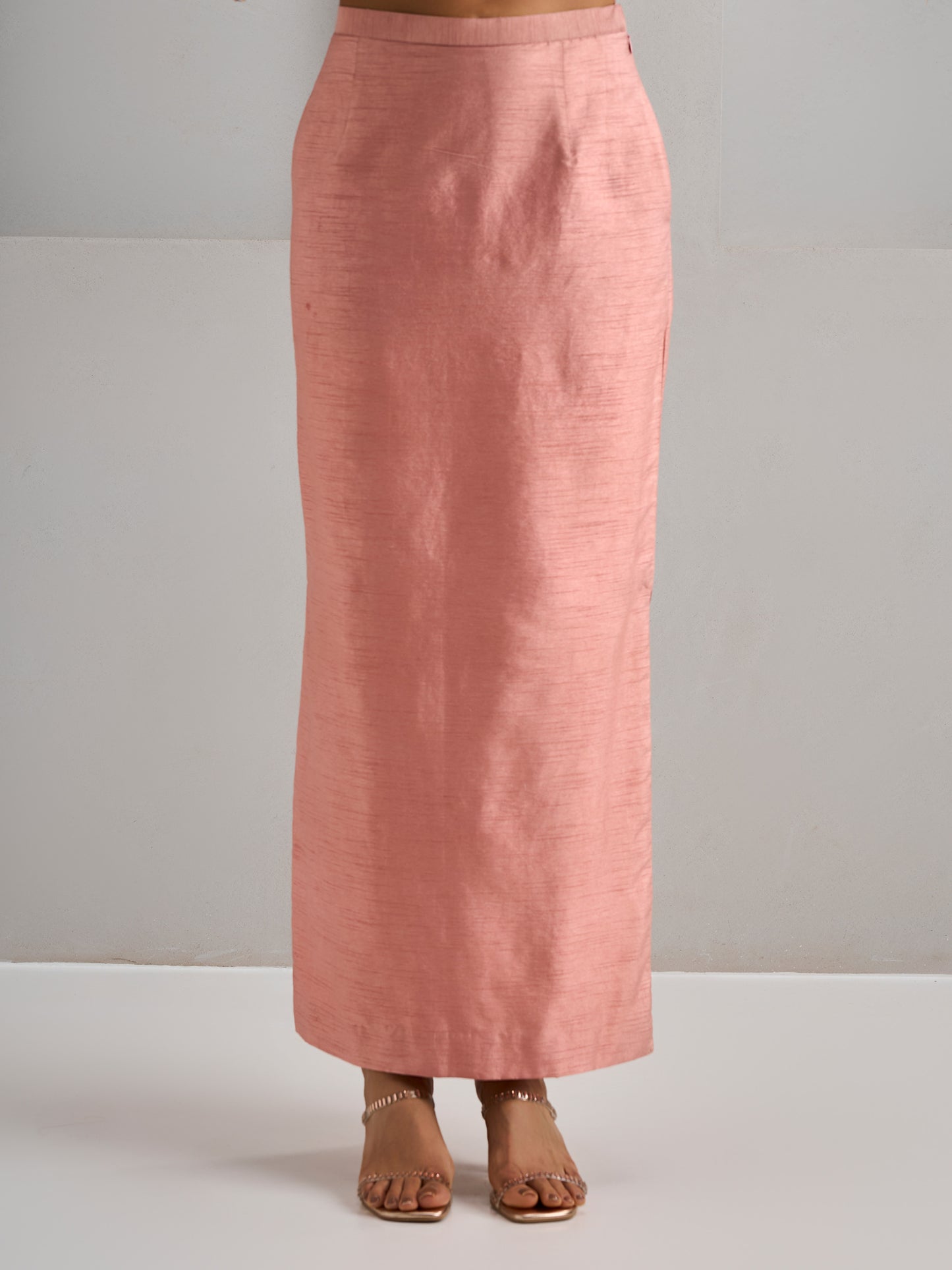 Old Rose Jacket And Skirt