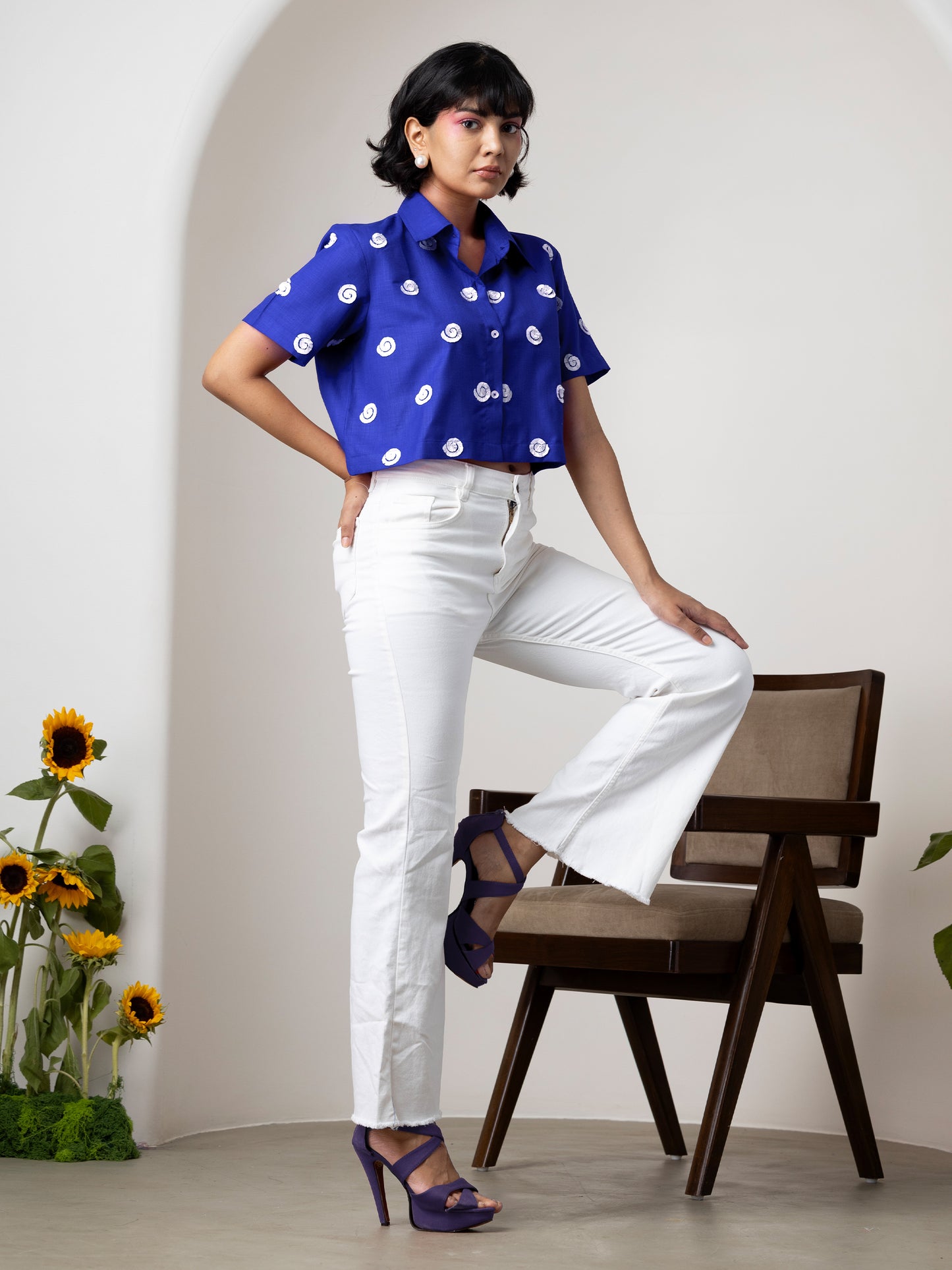 Cherry Blue Shirt