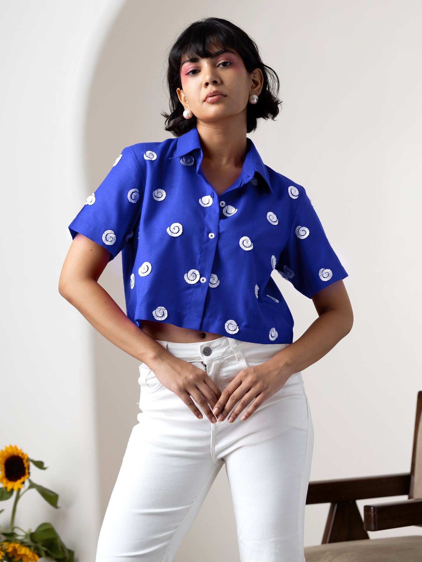 Cherry Blue Shirt