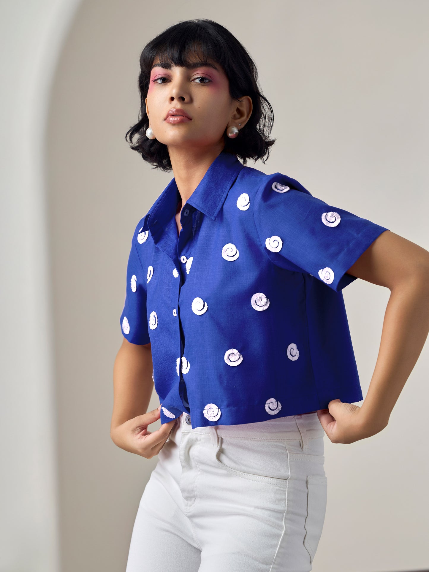 Cherry Blue Shirt
