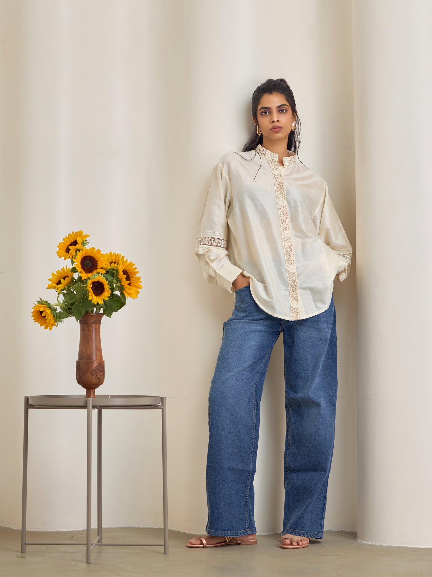 Bella Spun-Silk Shirt