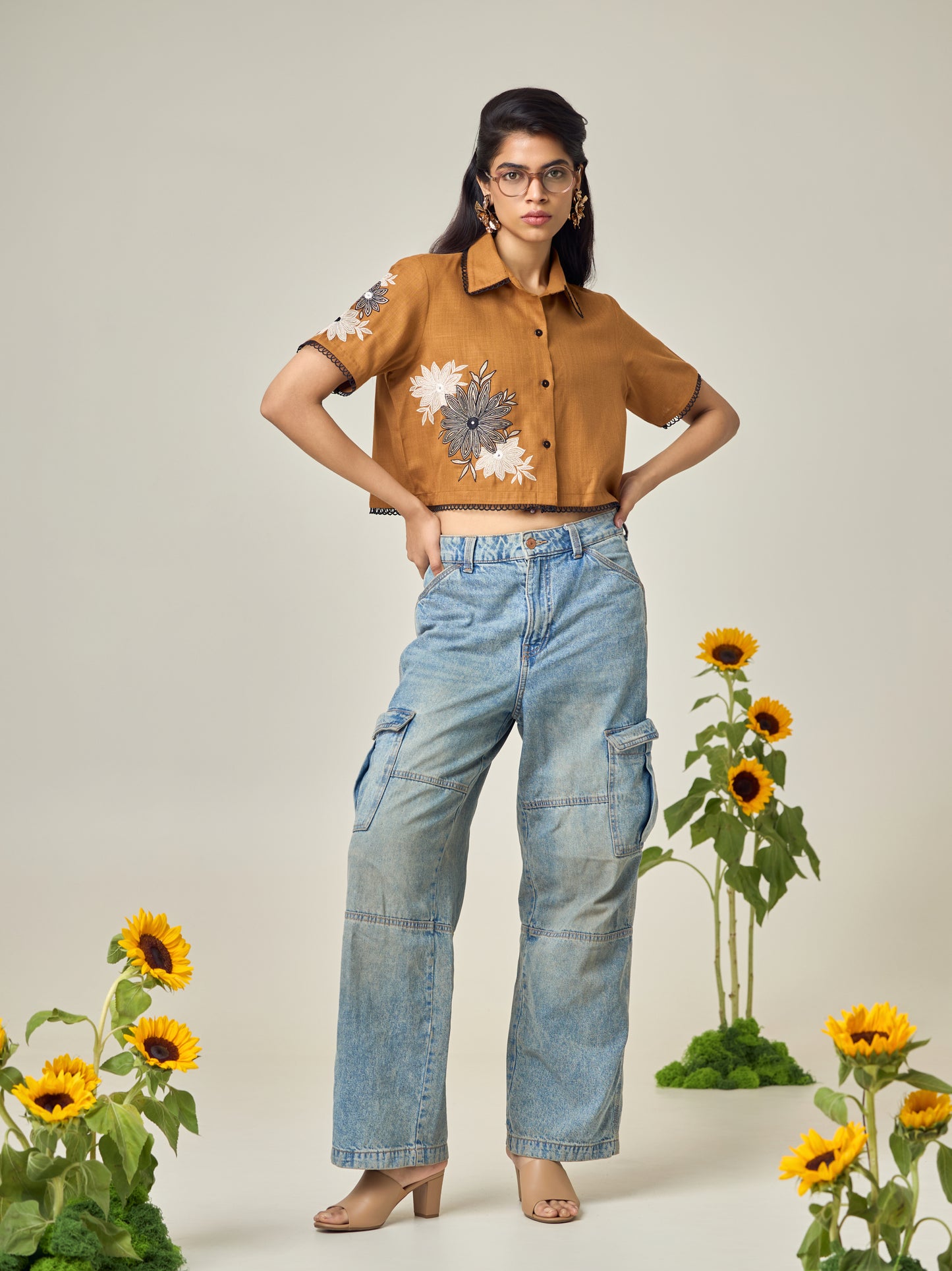 Sand Dunes Crop Shirt