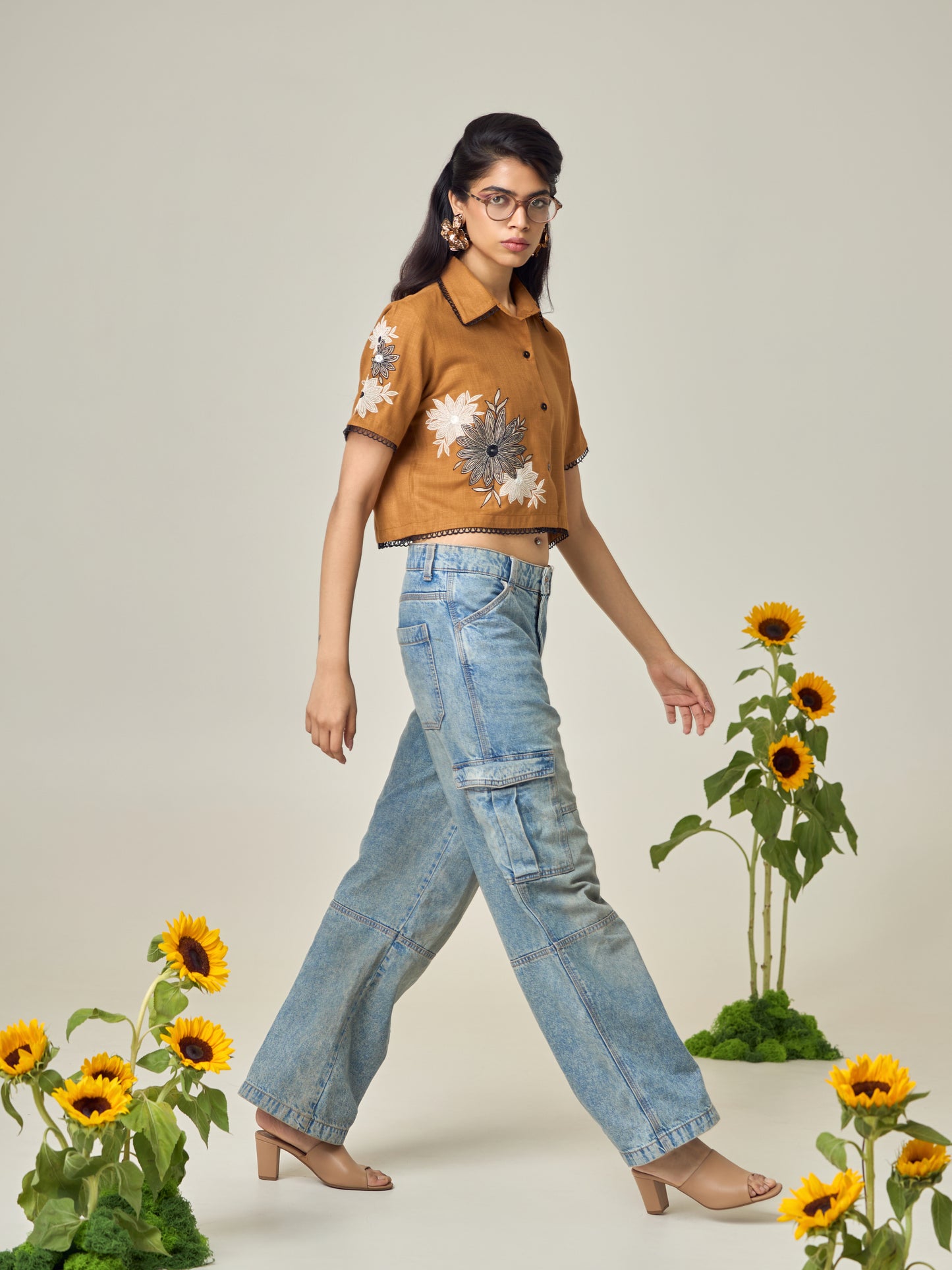 Sand Dunes Crop Shirt
