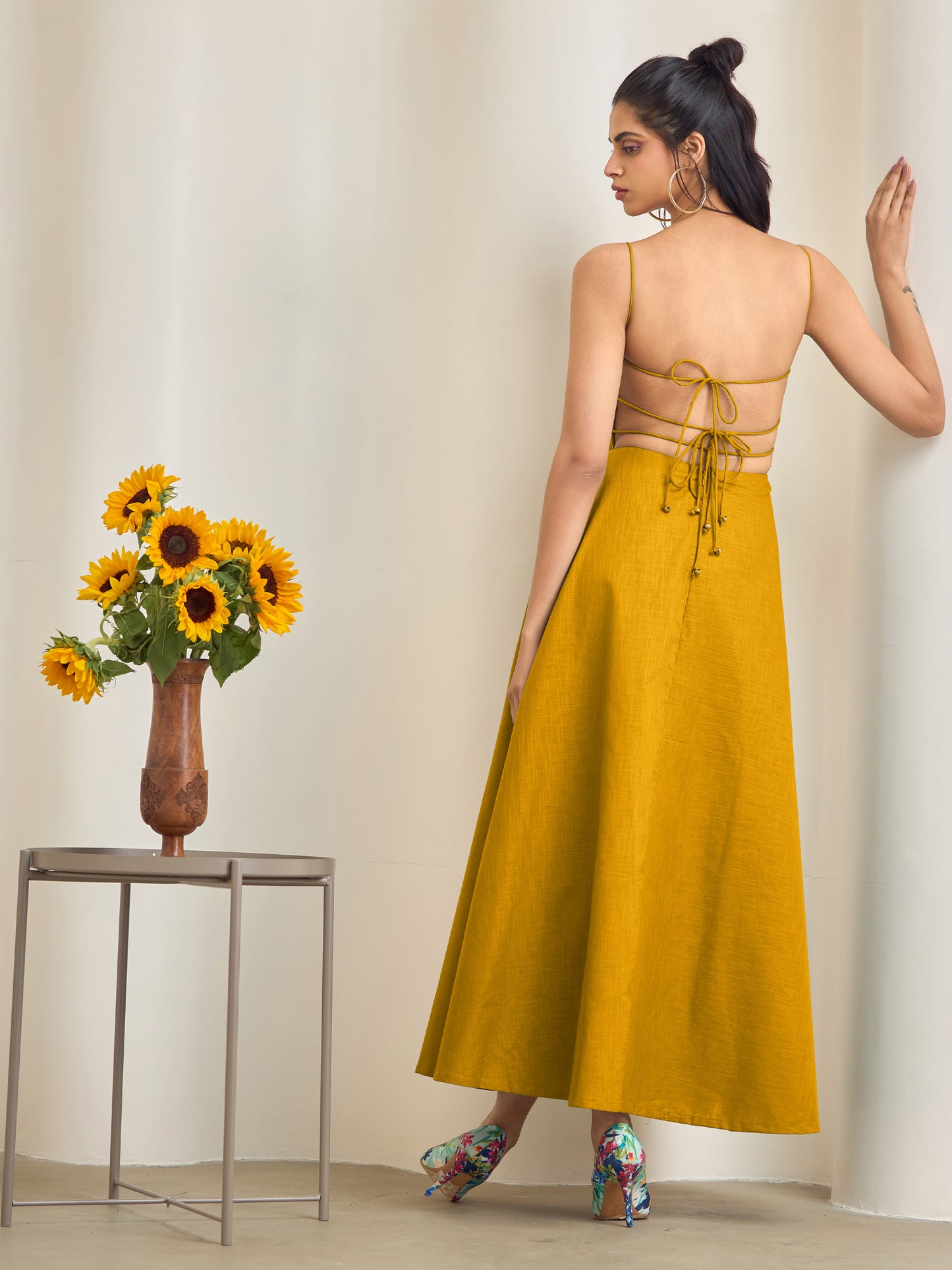 Gamora Mustard Maxi Dress