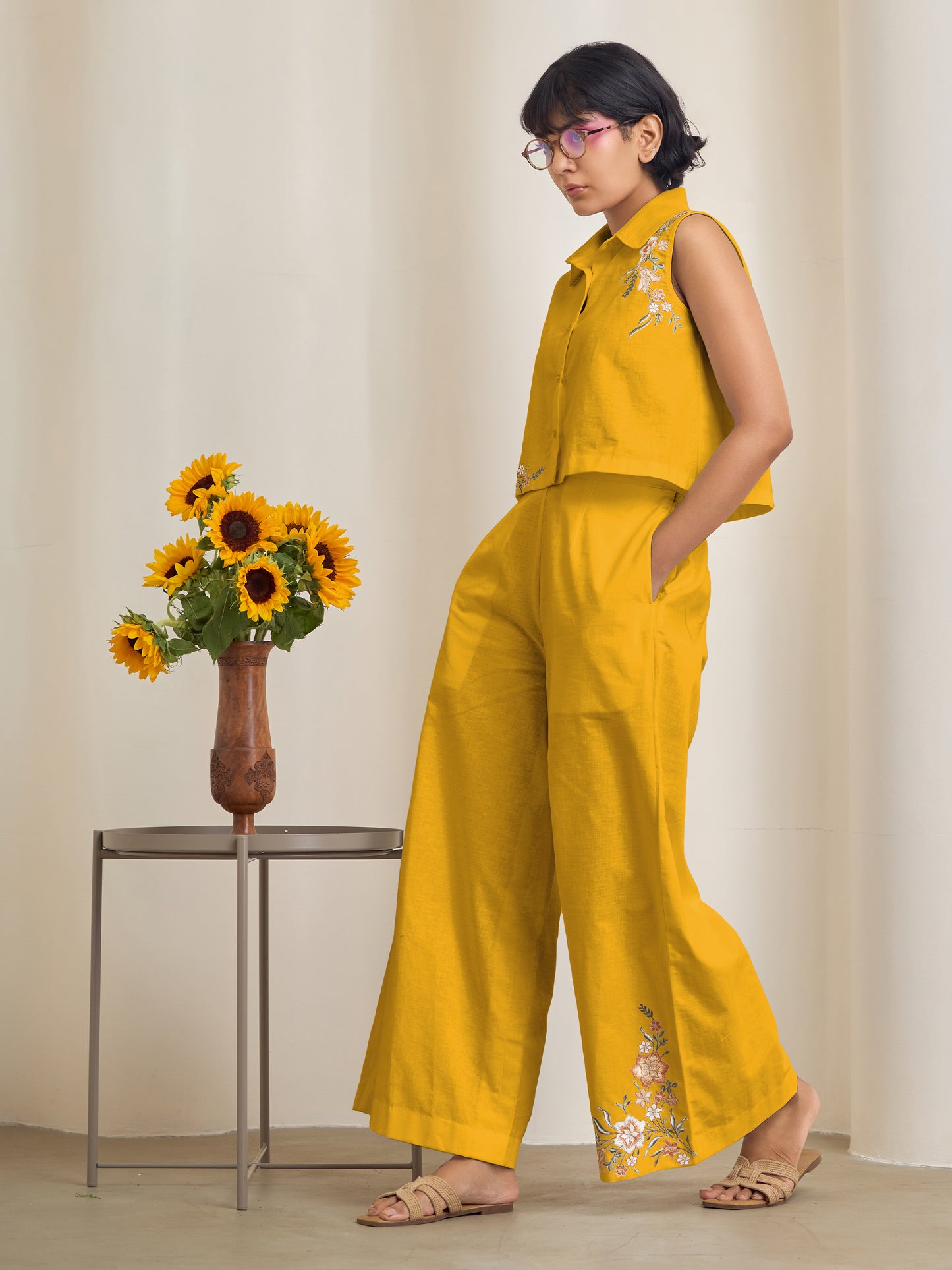 Bella Mustard Co-Ord Set