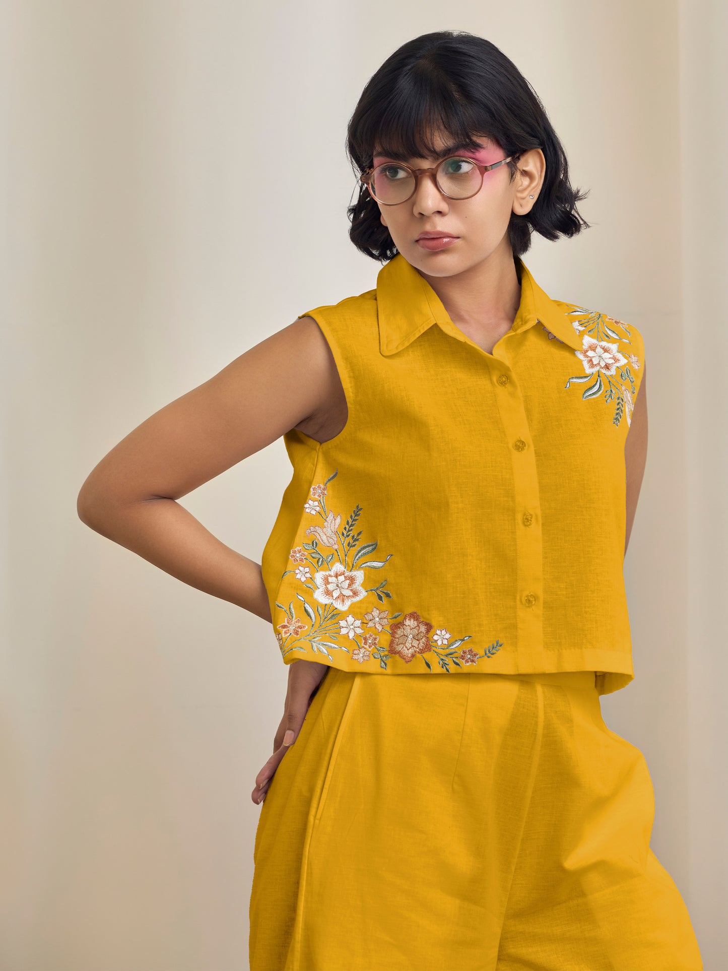 Bella Mustard Co-Ord Set