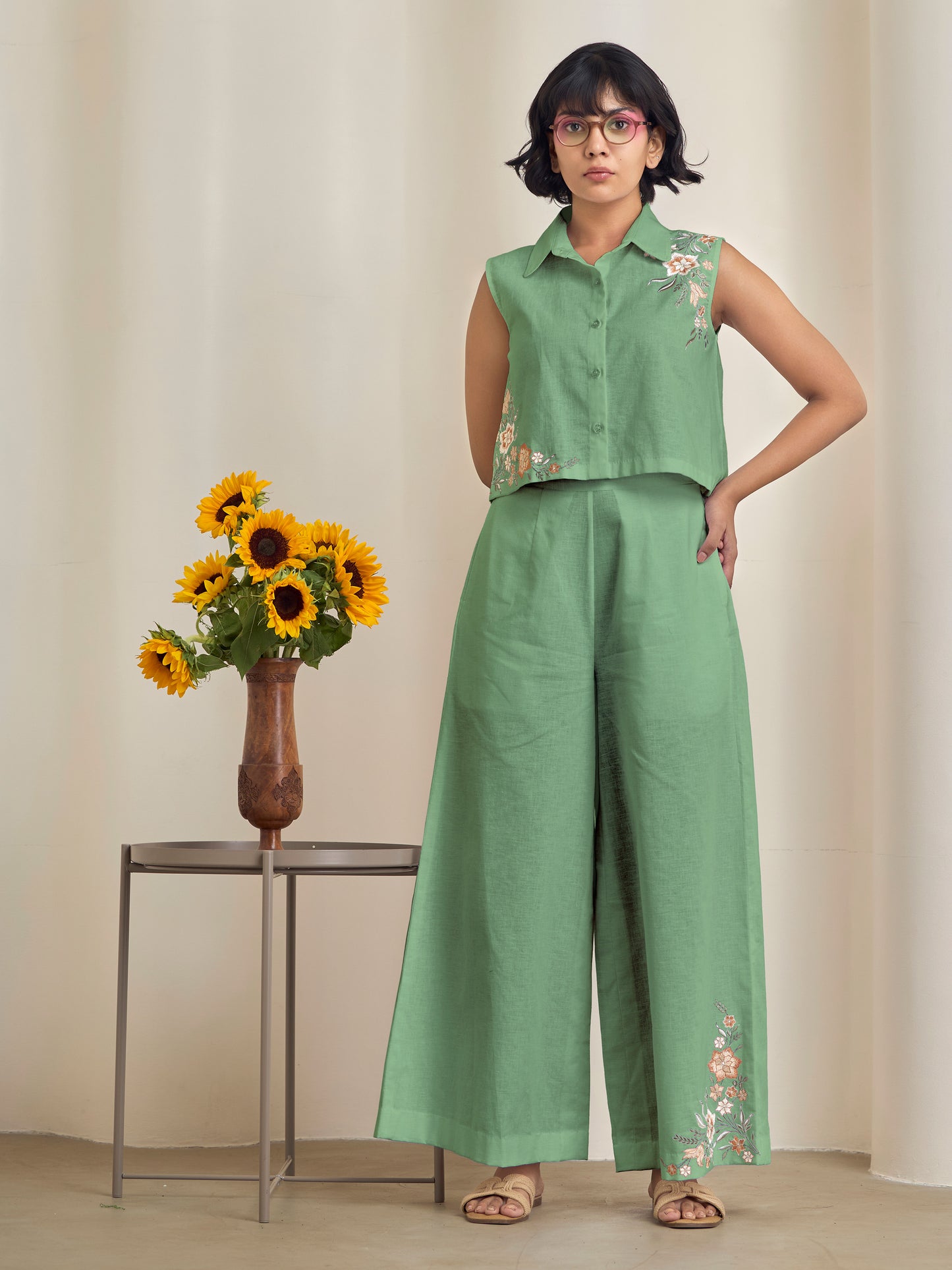 Bella Sage Green Co-Ord Set