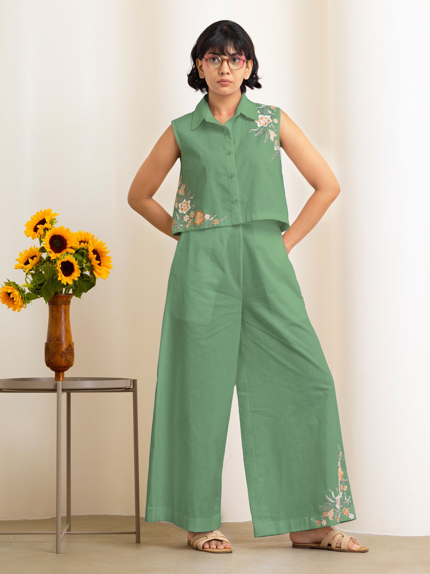 Bella Sage Green Co-Ord Set