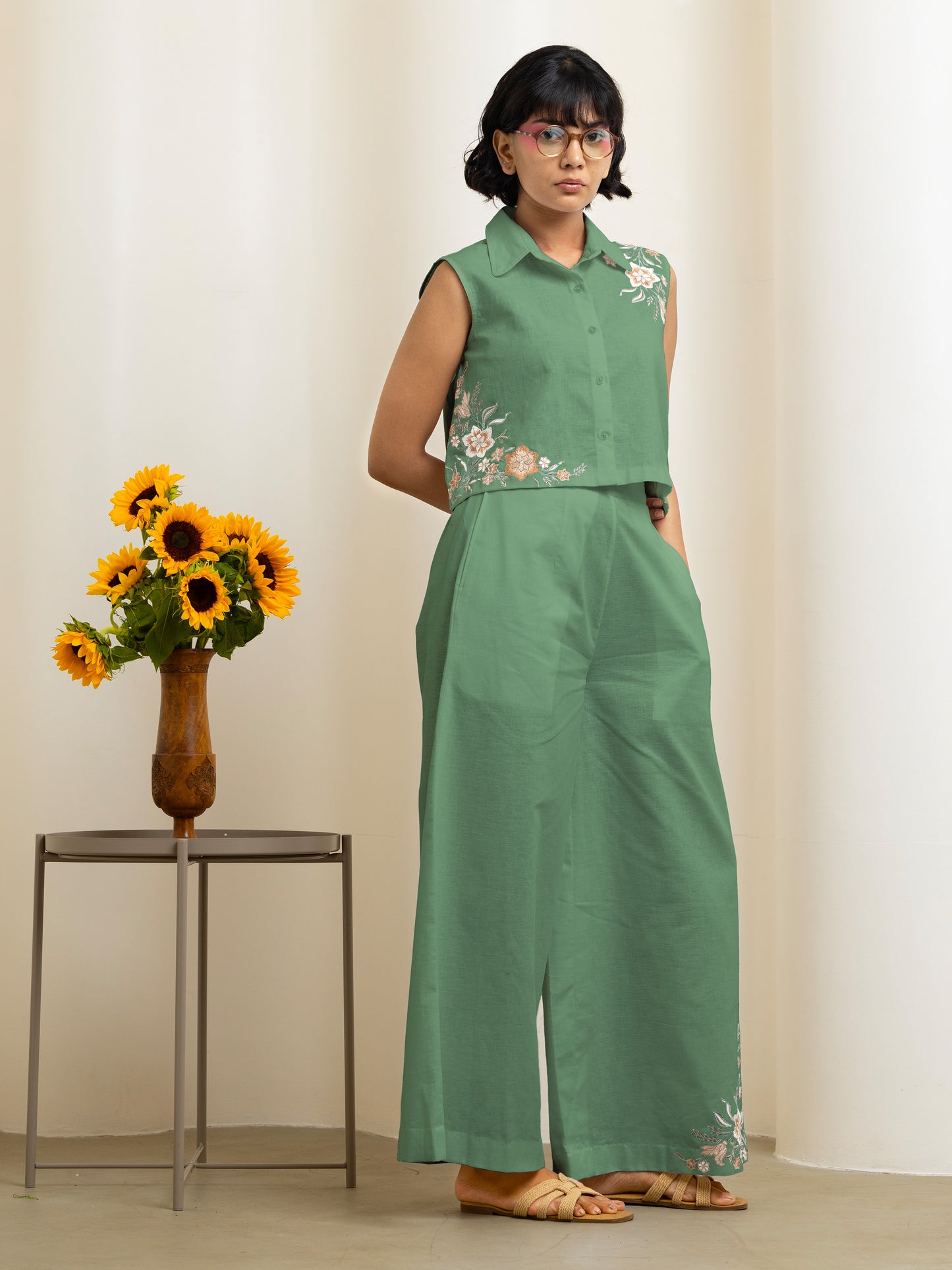 Bella Sage Green Co-Ord Set