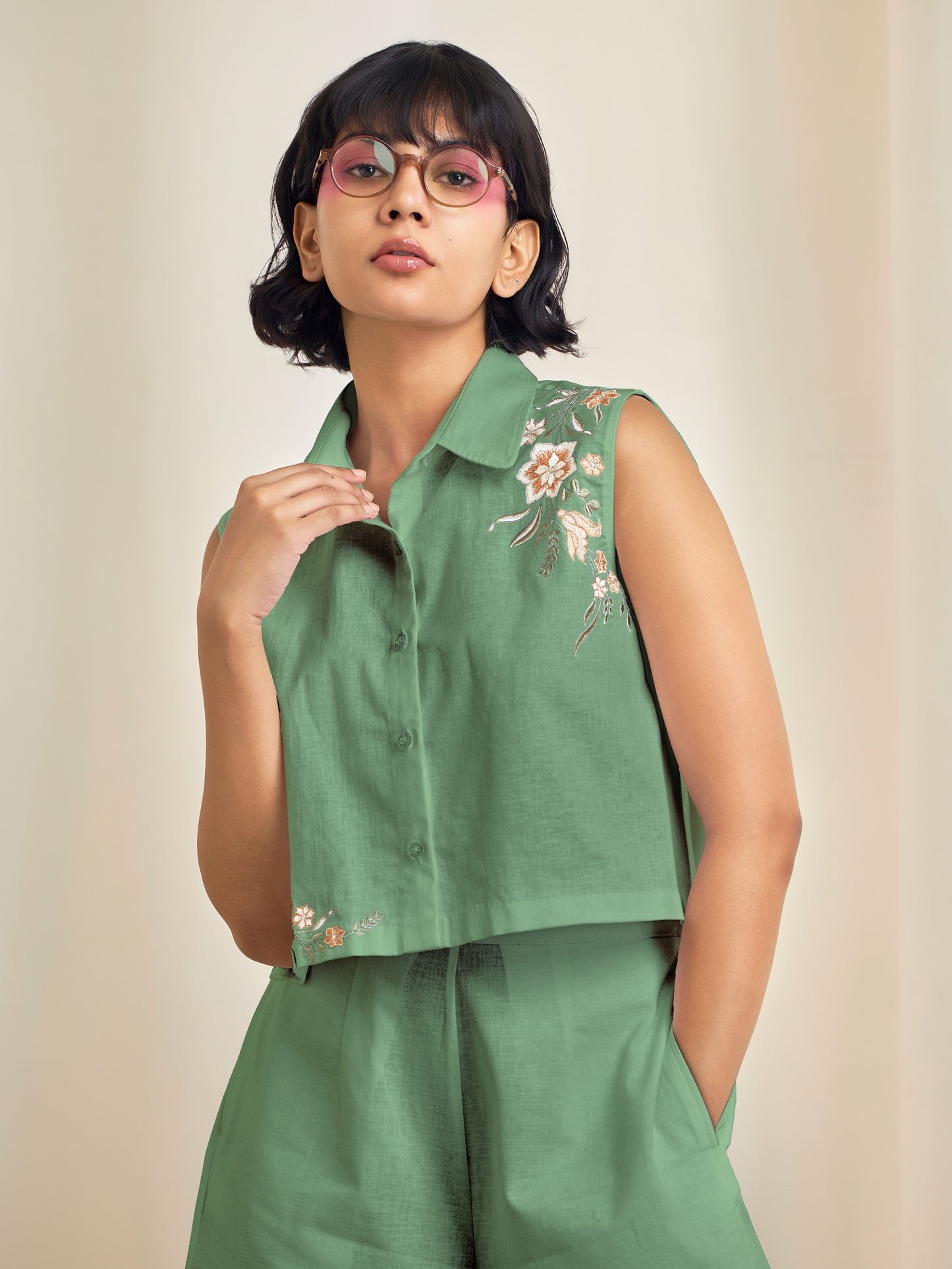 Bella Sage Green Co-Ord Set