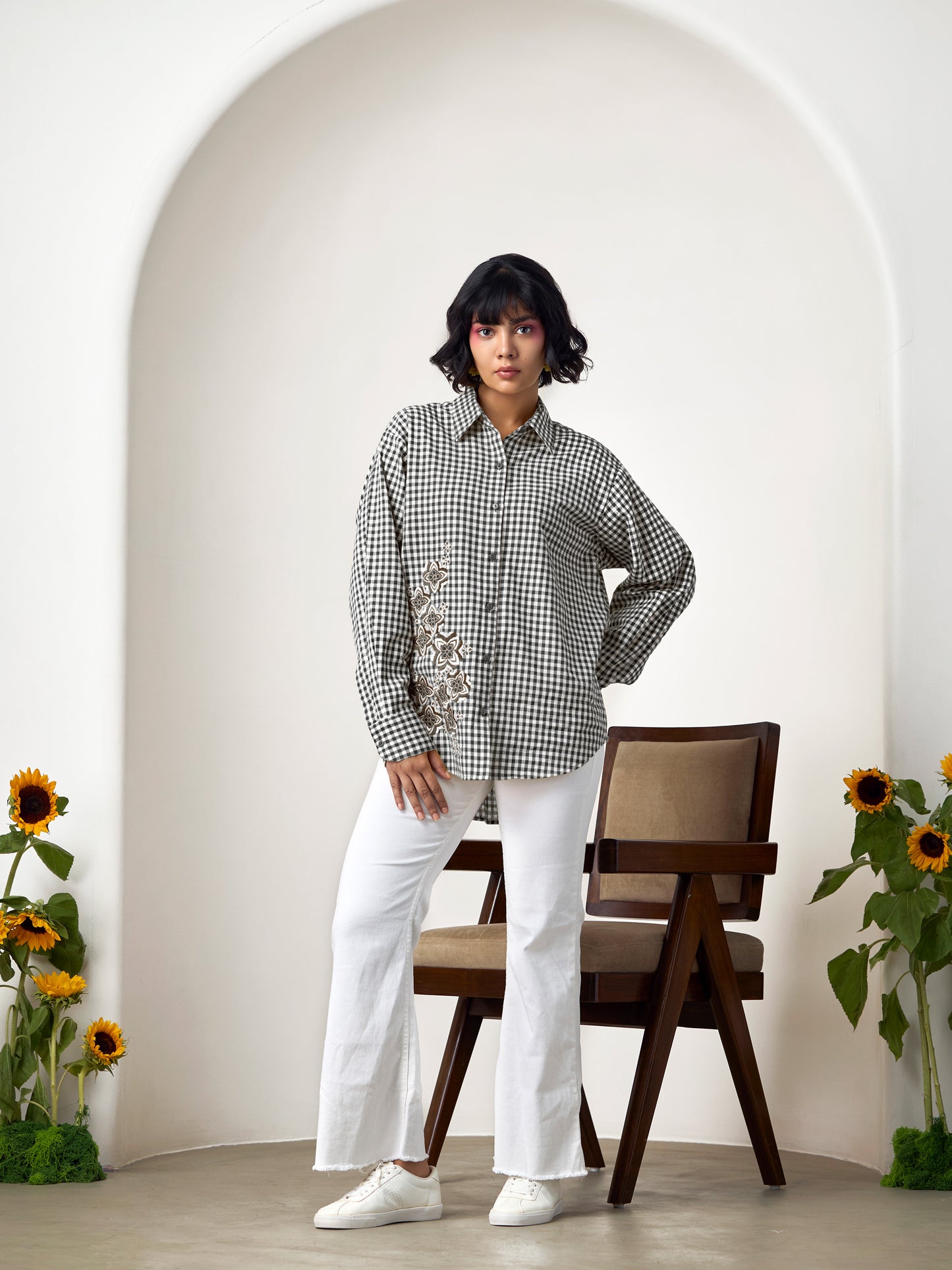 Monica Black Shirt