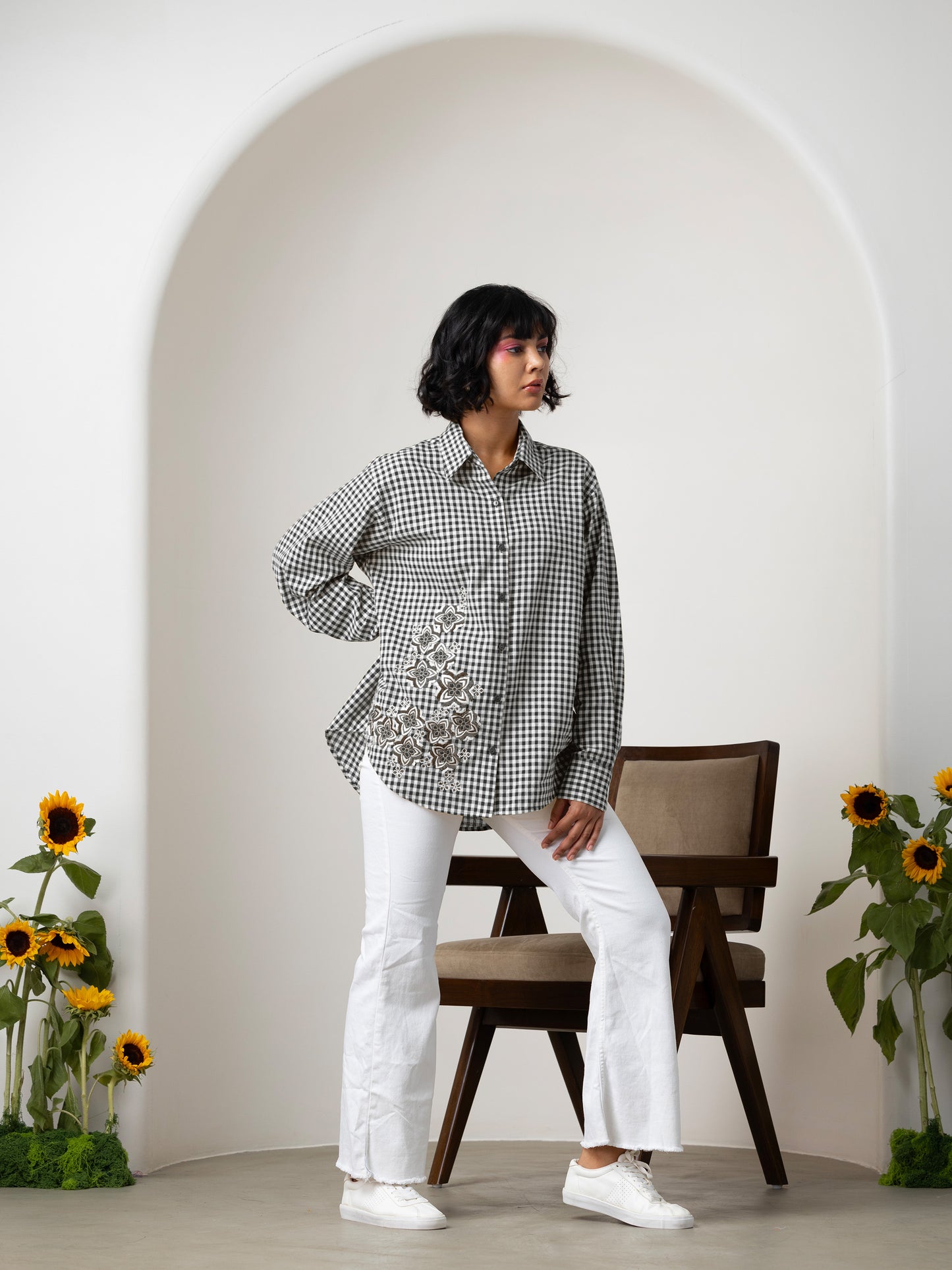 Monica Black Shirt