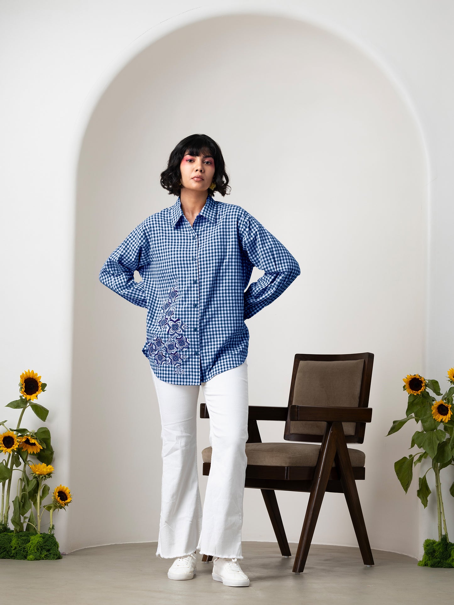 Monica Blue Shirt