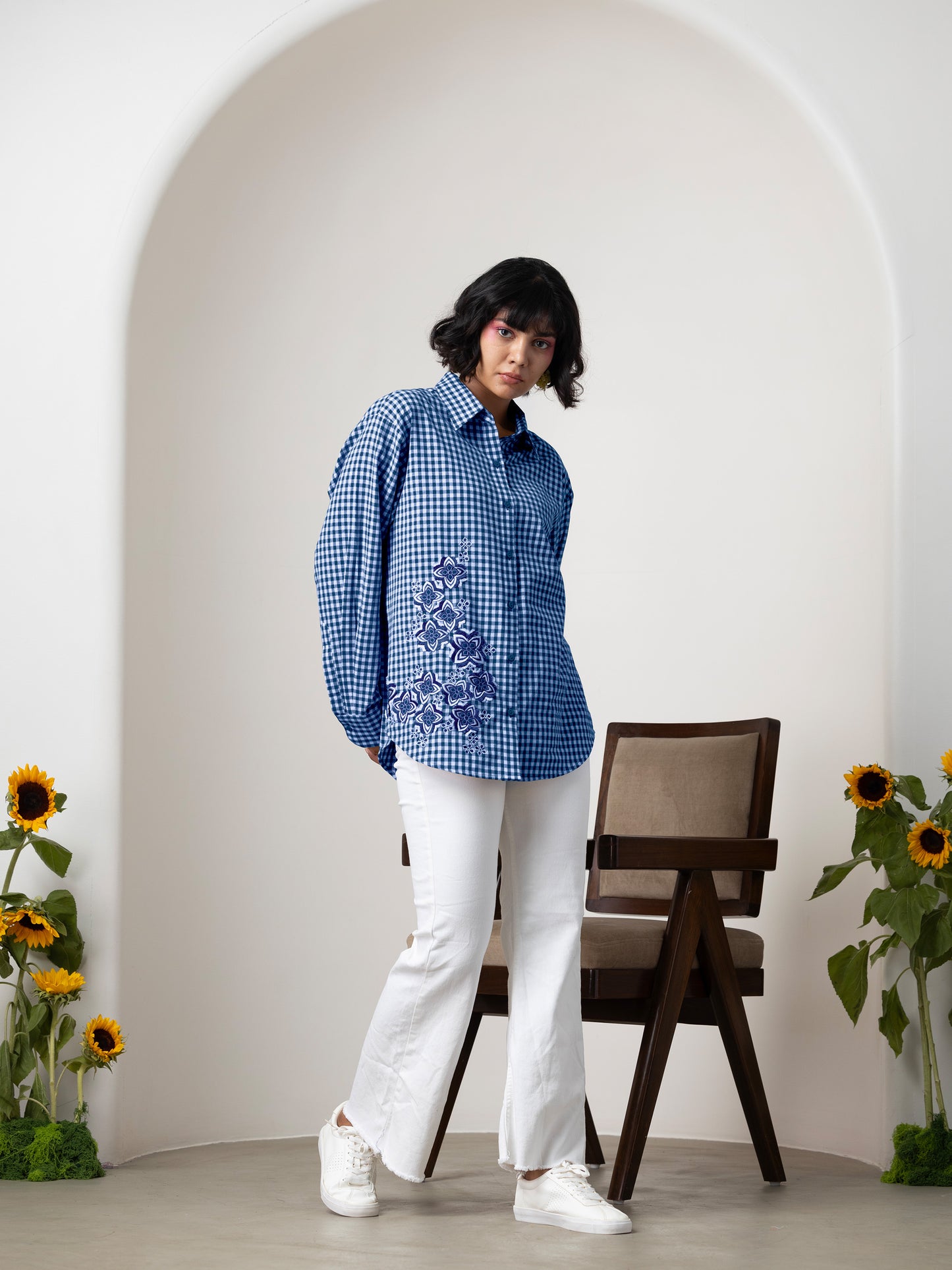 Monica Blue Shirt
