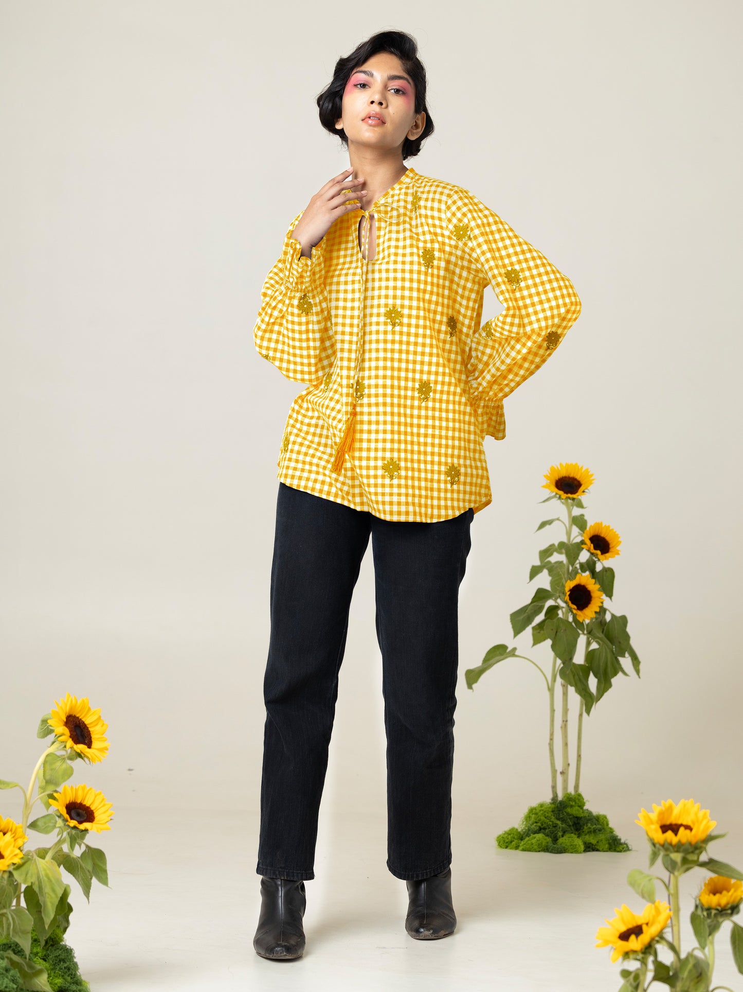 The Yellow Sunflower Top