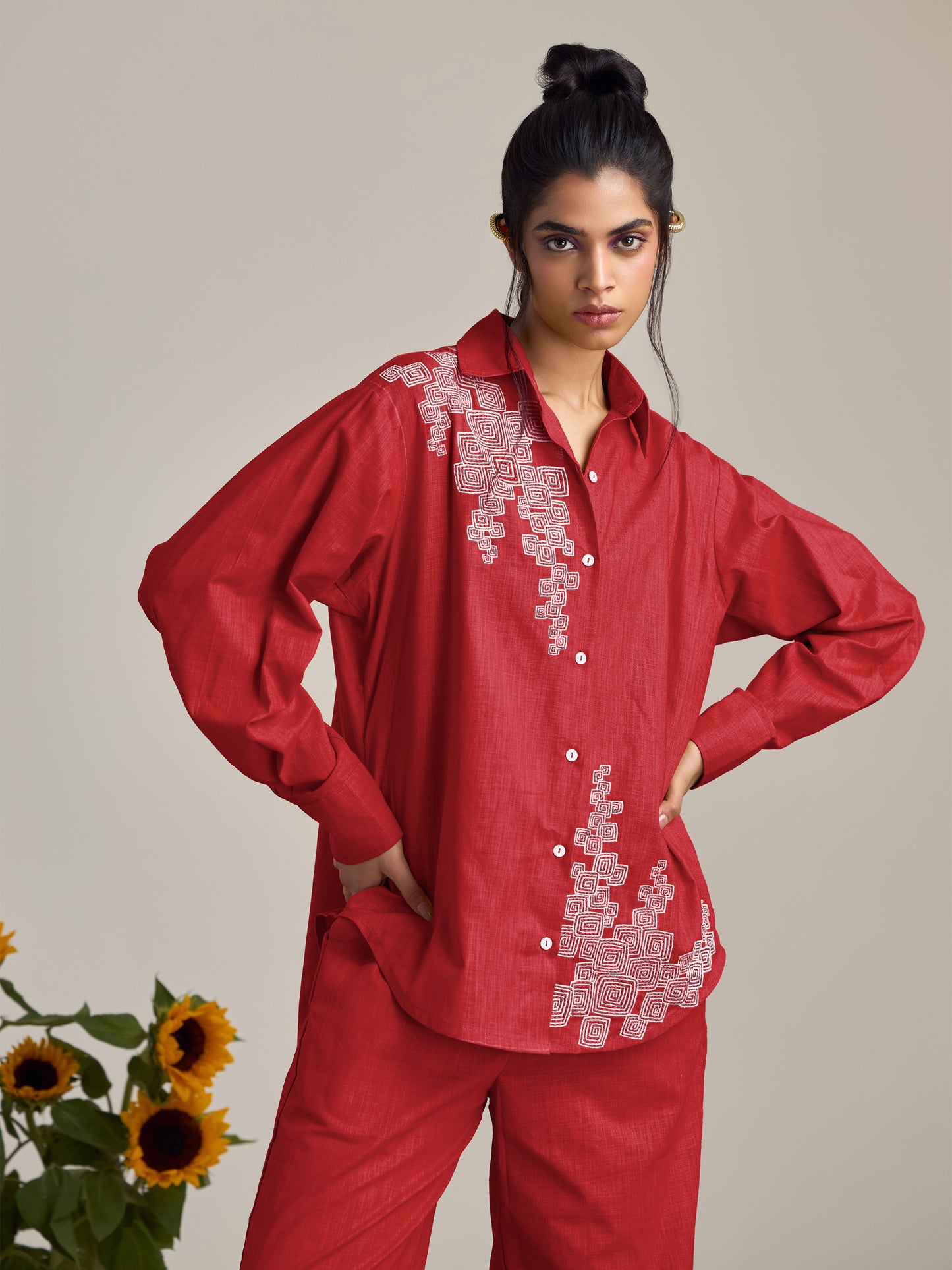 Blair Red Co-Ord Set