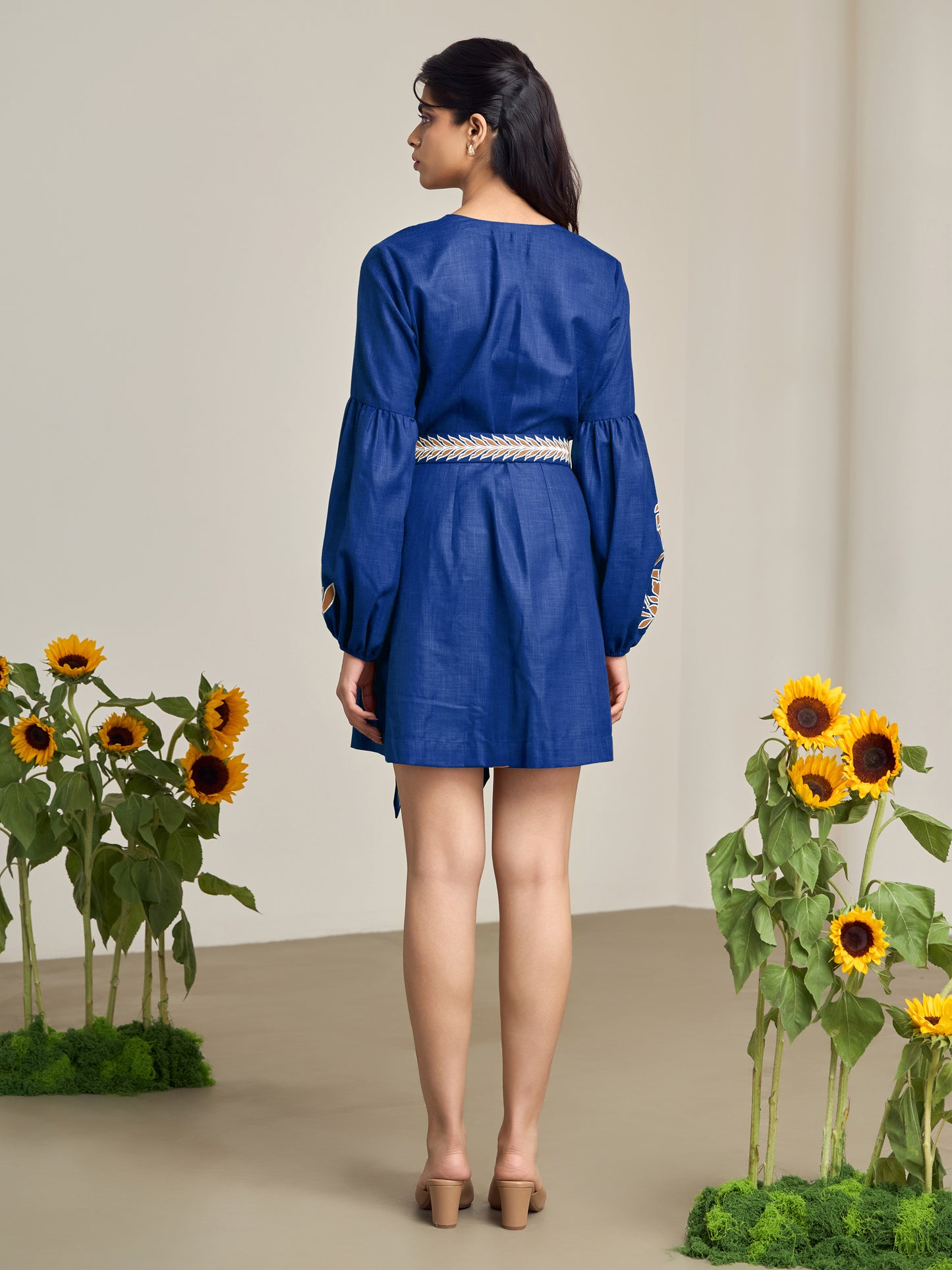 Sand Dunes Blue Dress