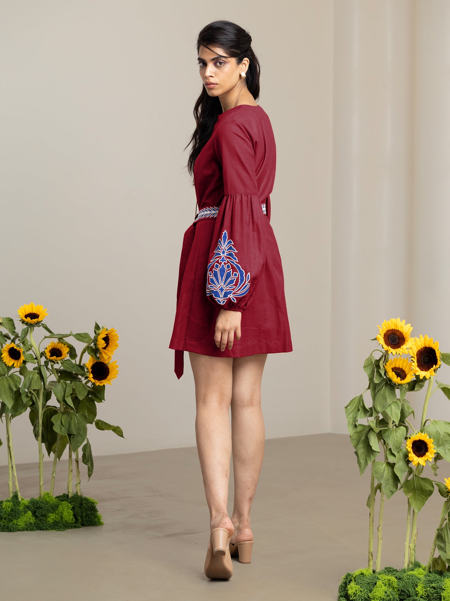 Sand Dunes Red Dress