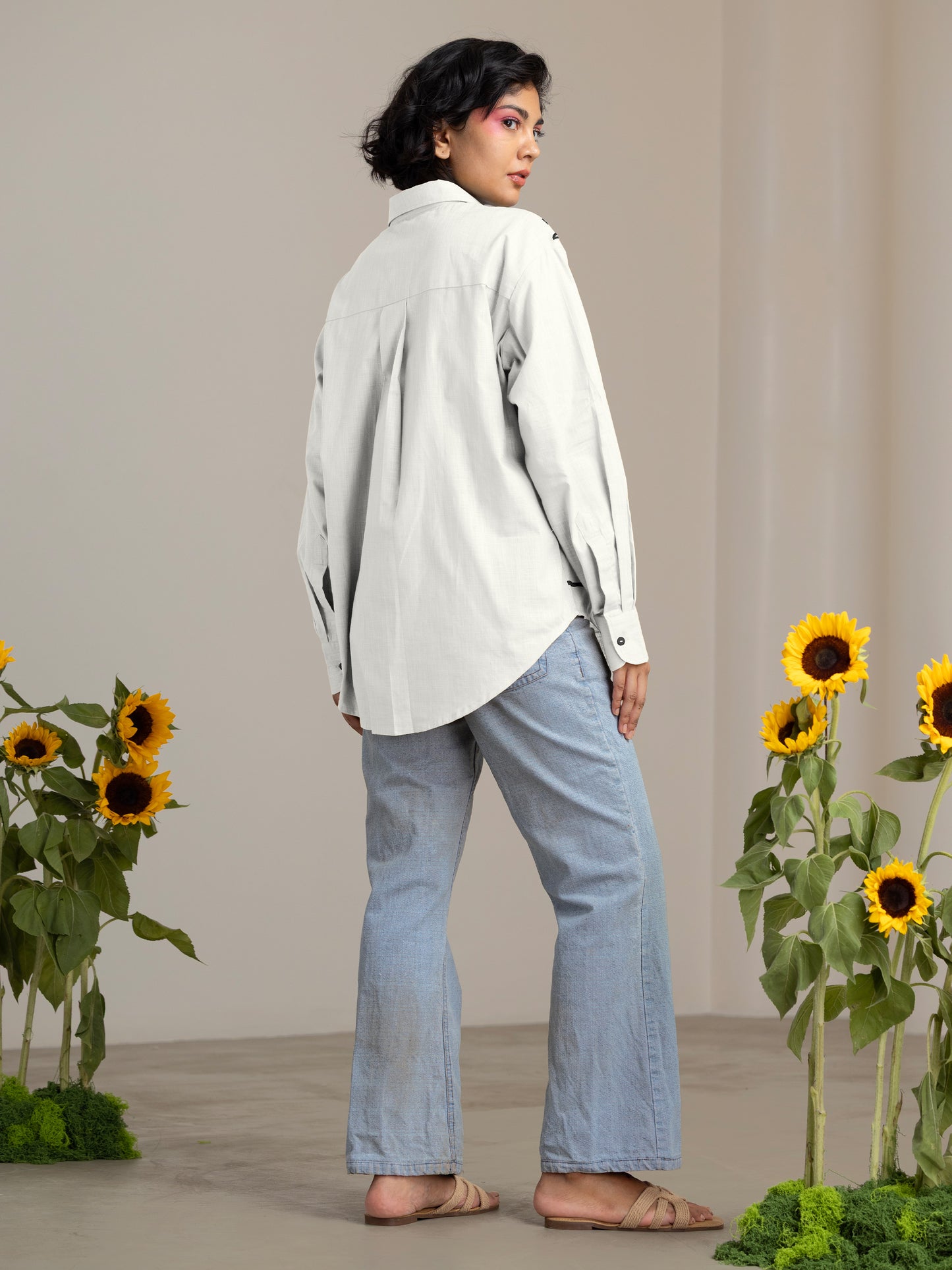 White Blair Cutwork Shirt