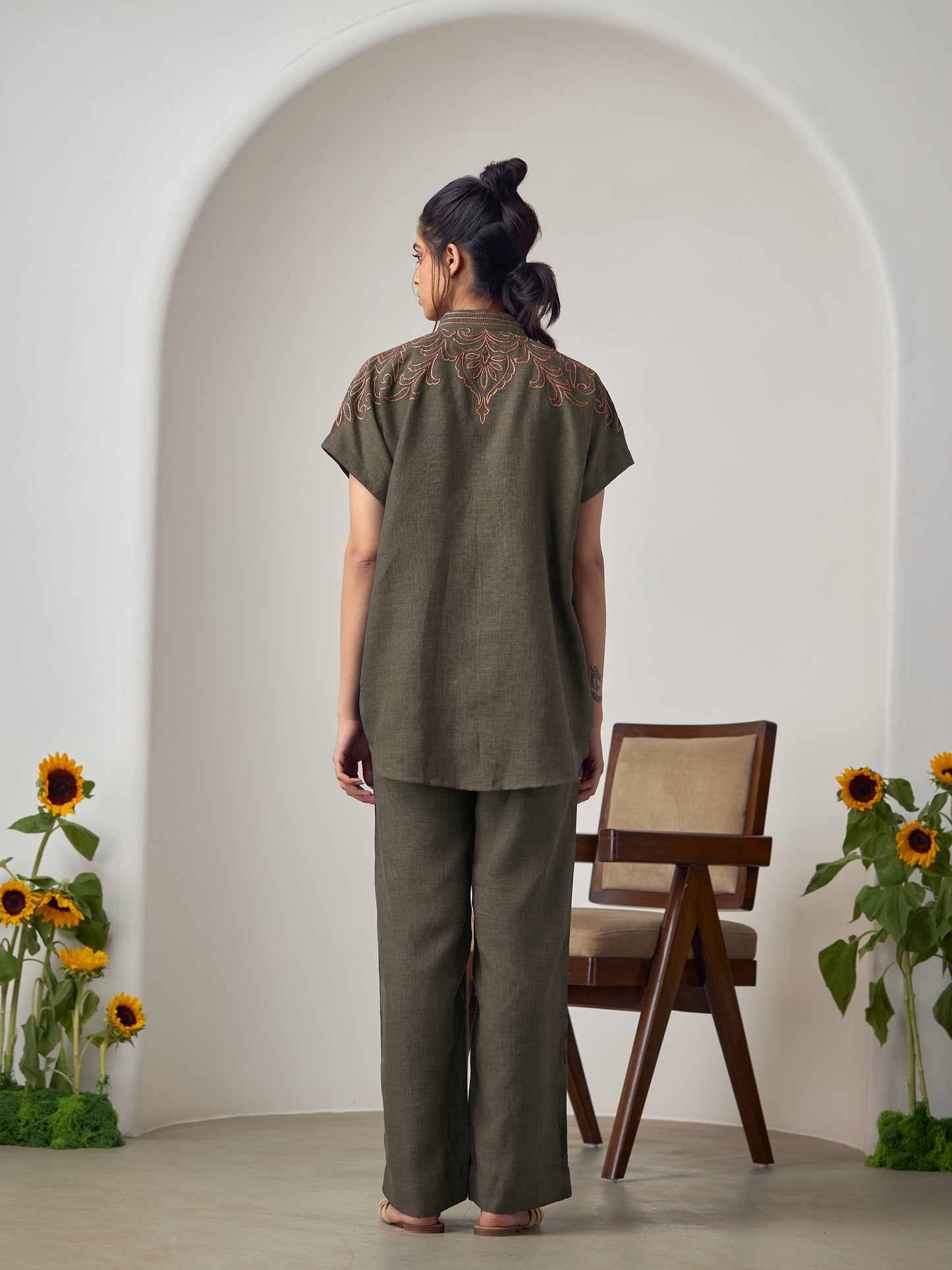 Alina Grey Pant Co-Ord Set