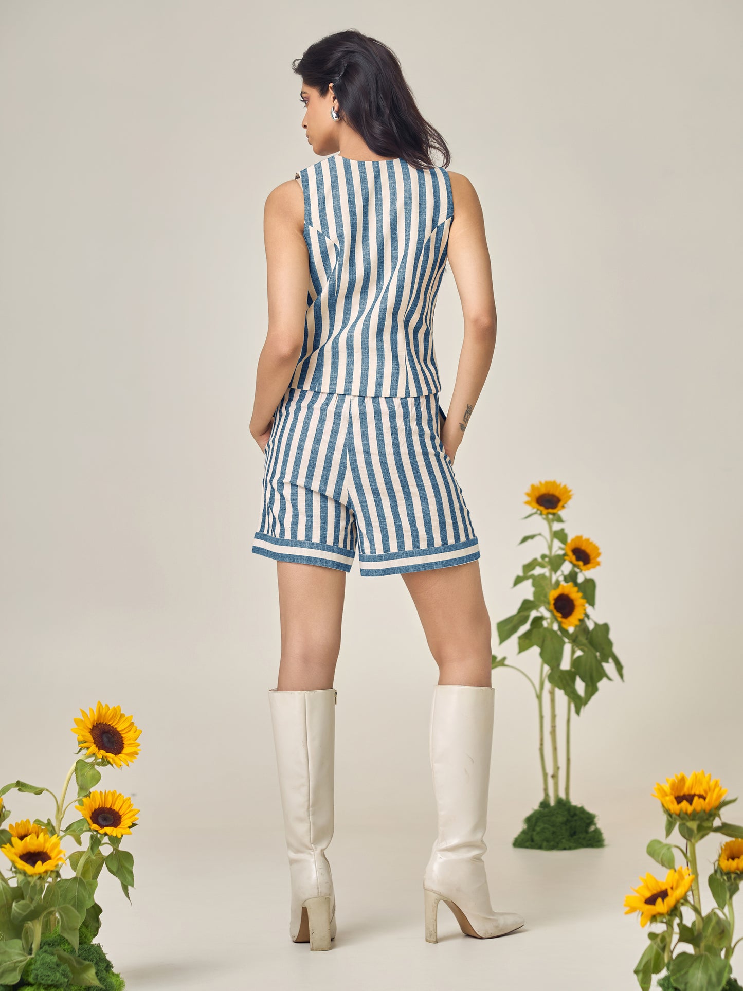 Blue Sherry Co-Ord Set