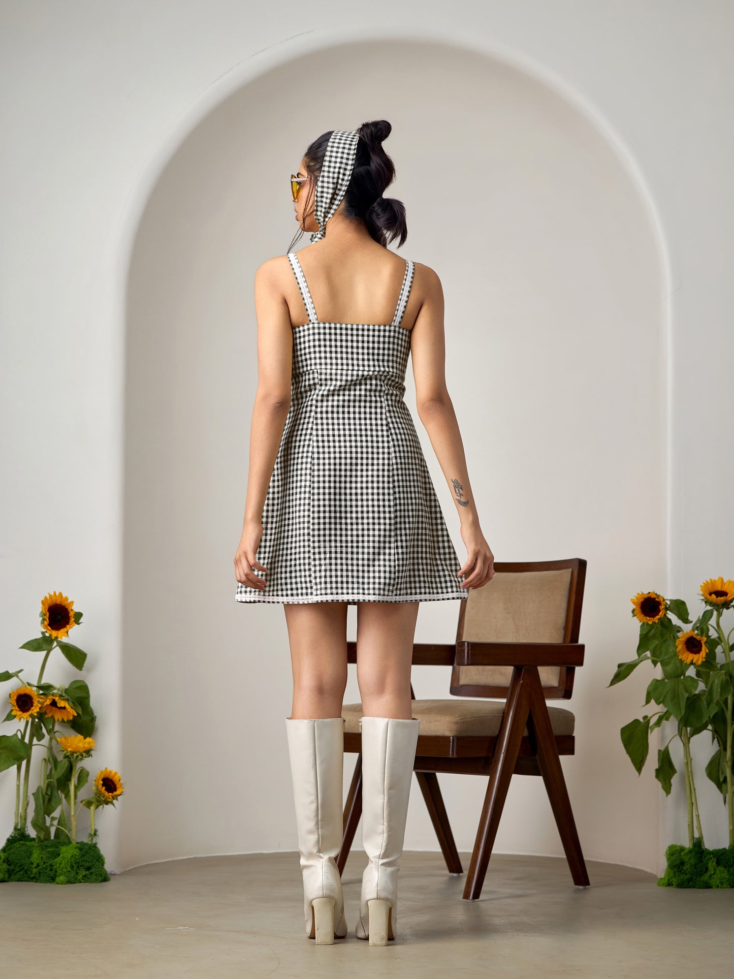 Monica Black Mini Dress