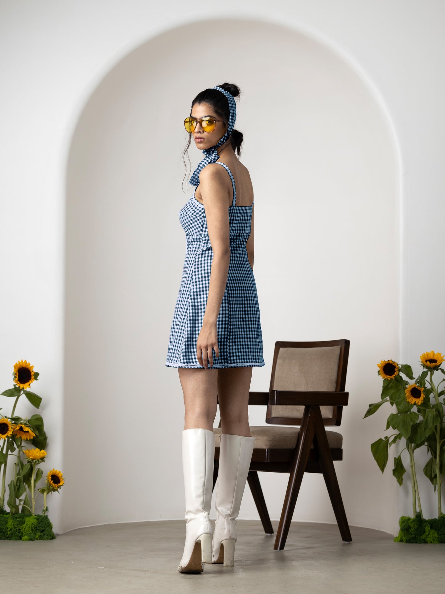 Monica Blue Mini Dress