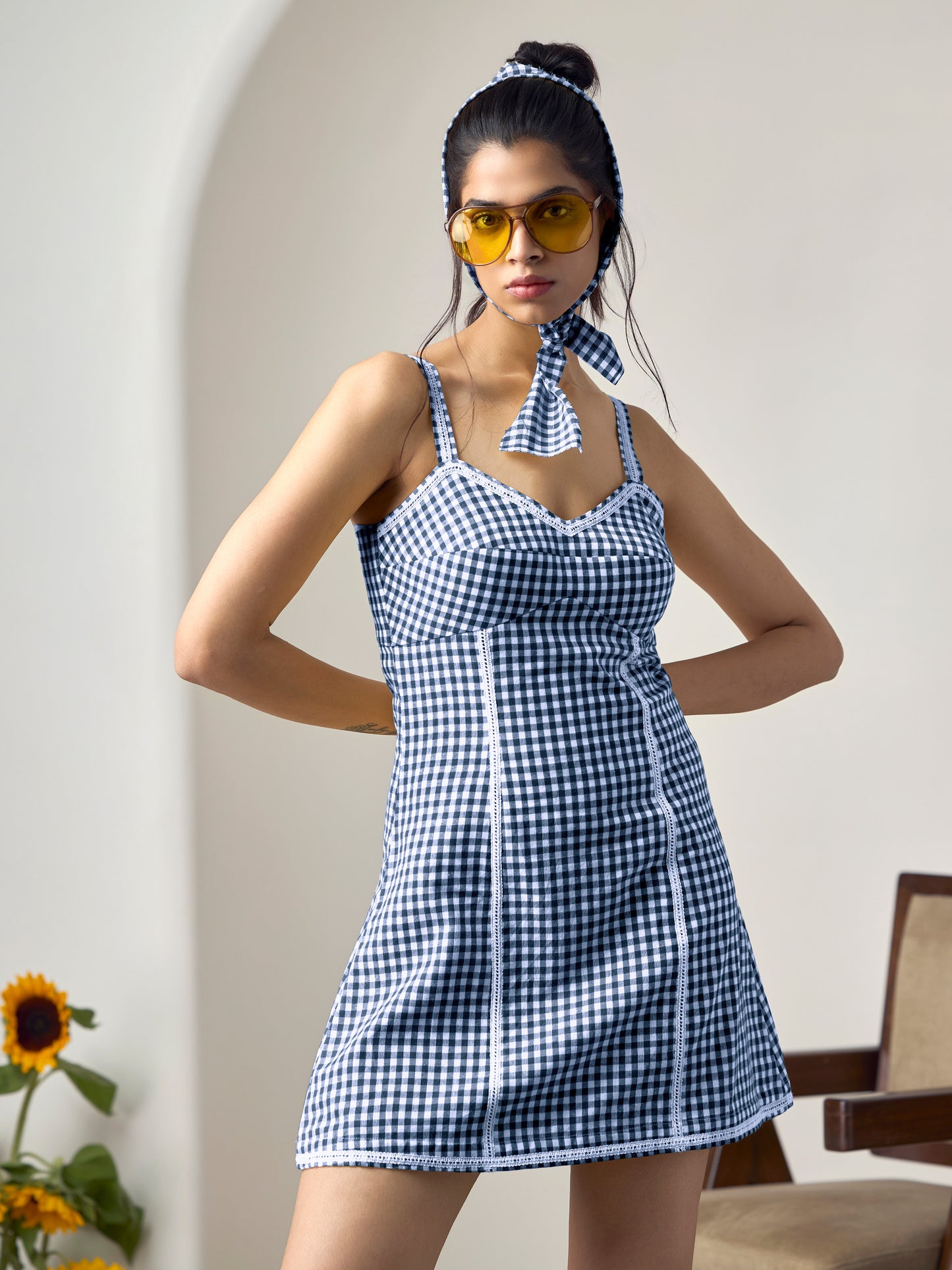Monica Blue Mini Dress