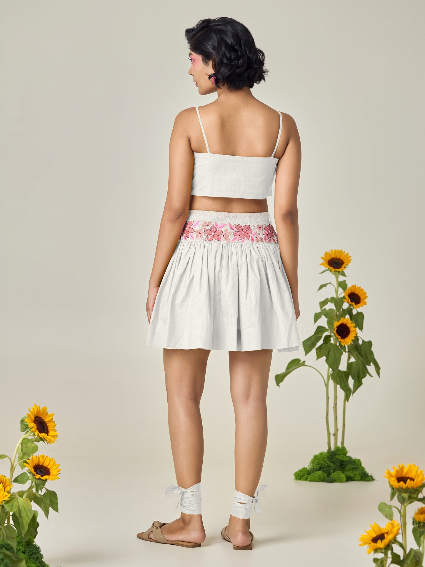 White Blair Layered Co-Ord Set