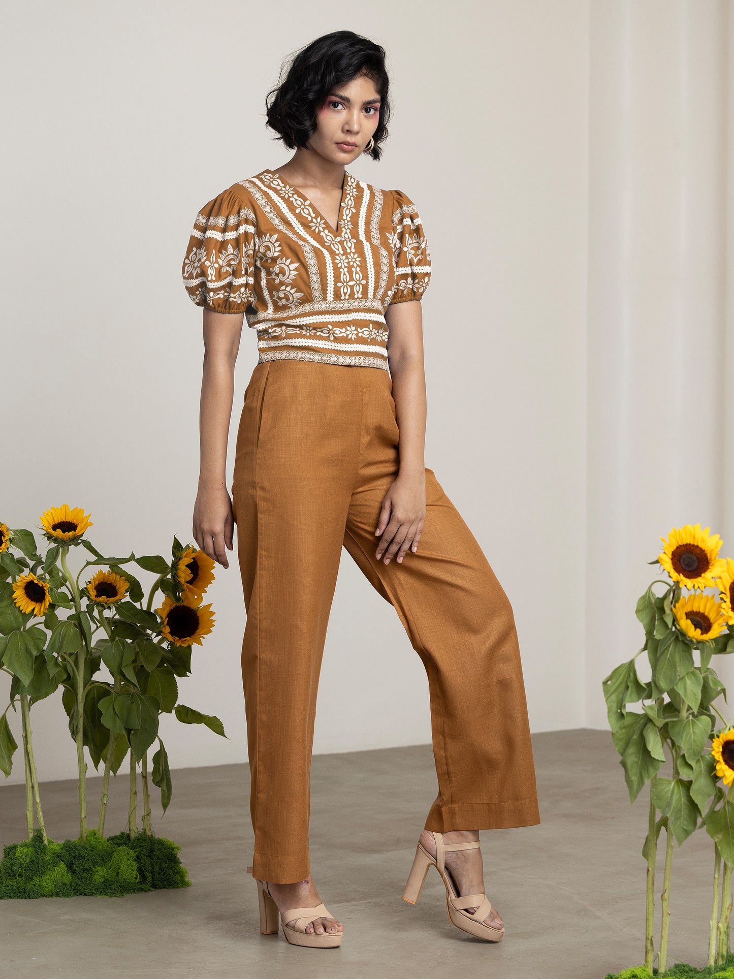 Moana Brown Short Top