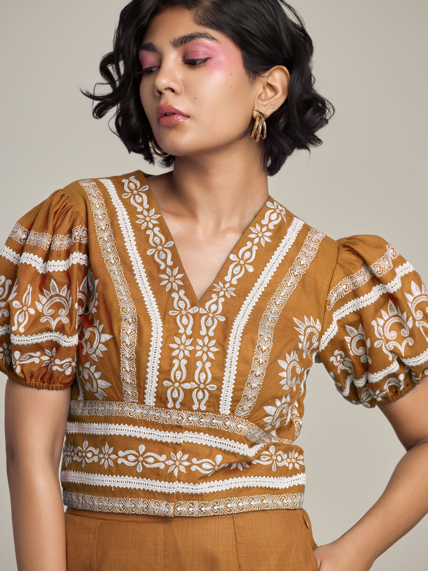 Moana Brown Short Top