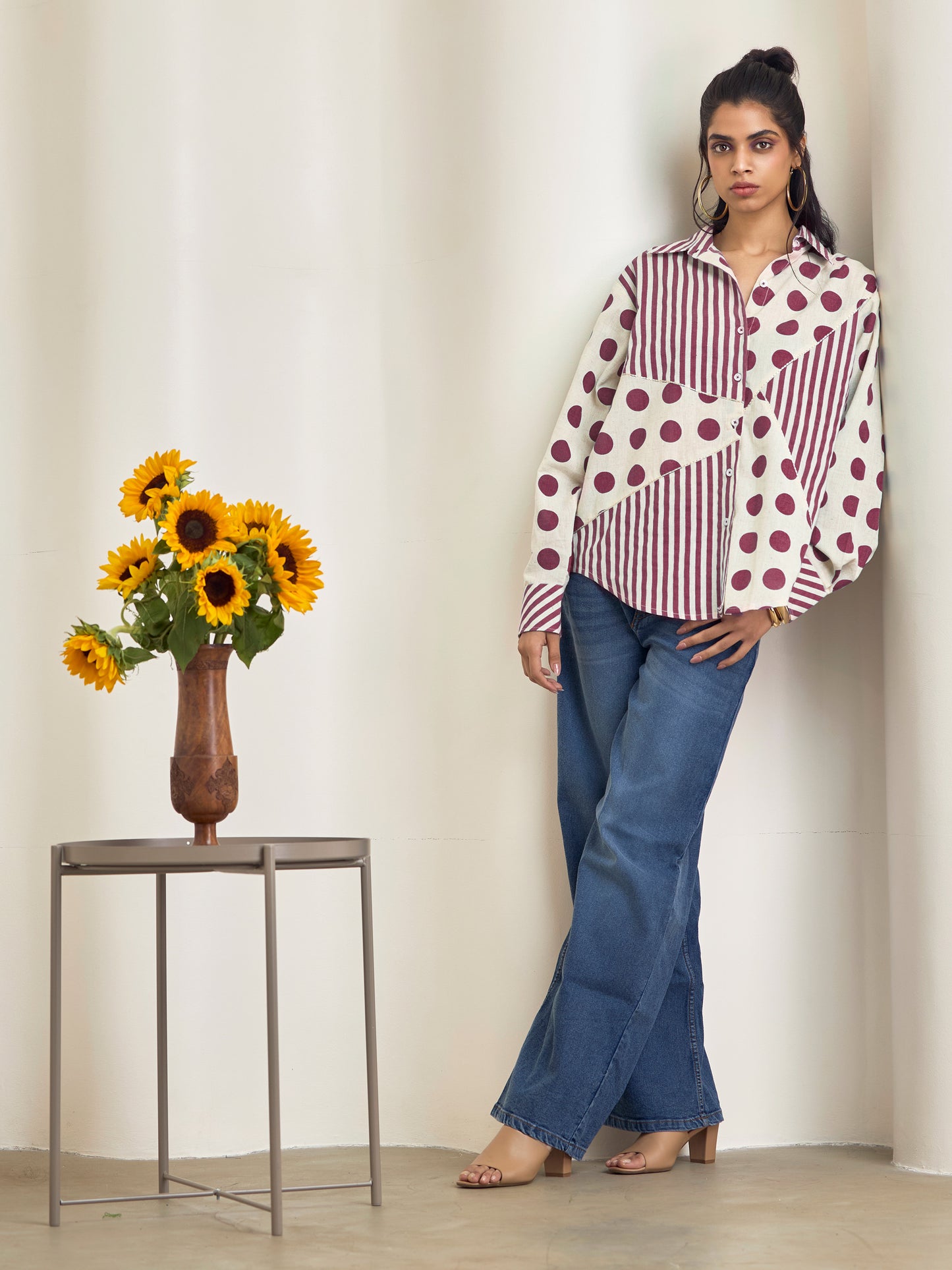 Rebecca Maroon Shirt