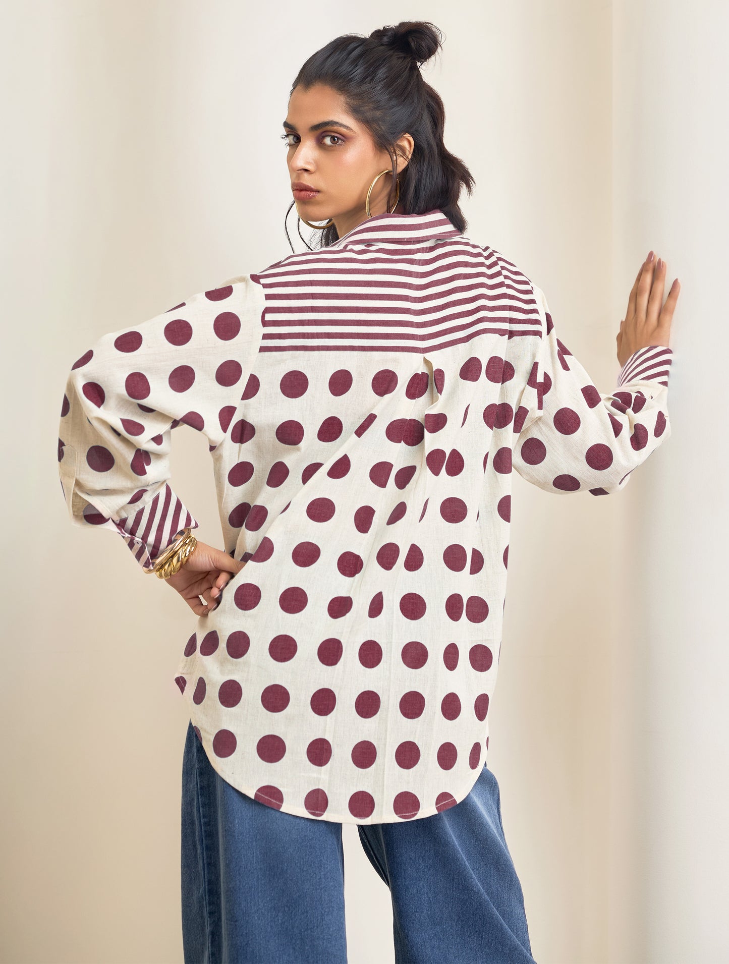 Rebecca Maroon Shirt