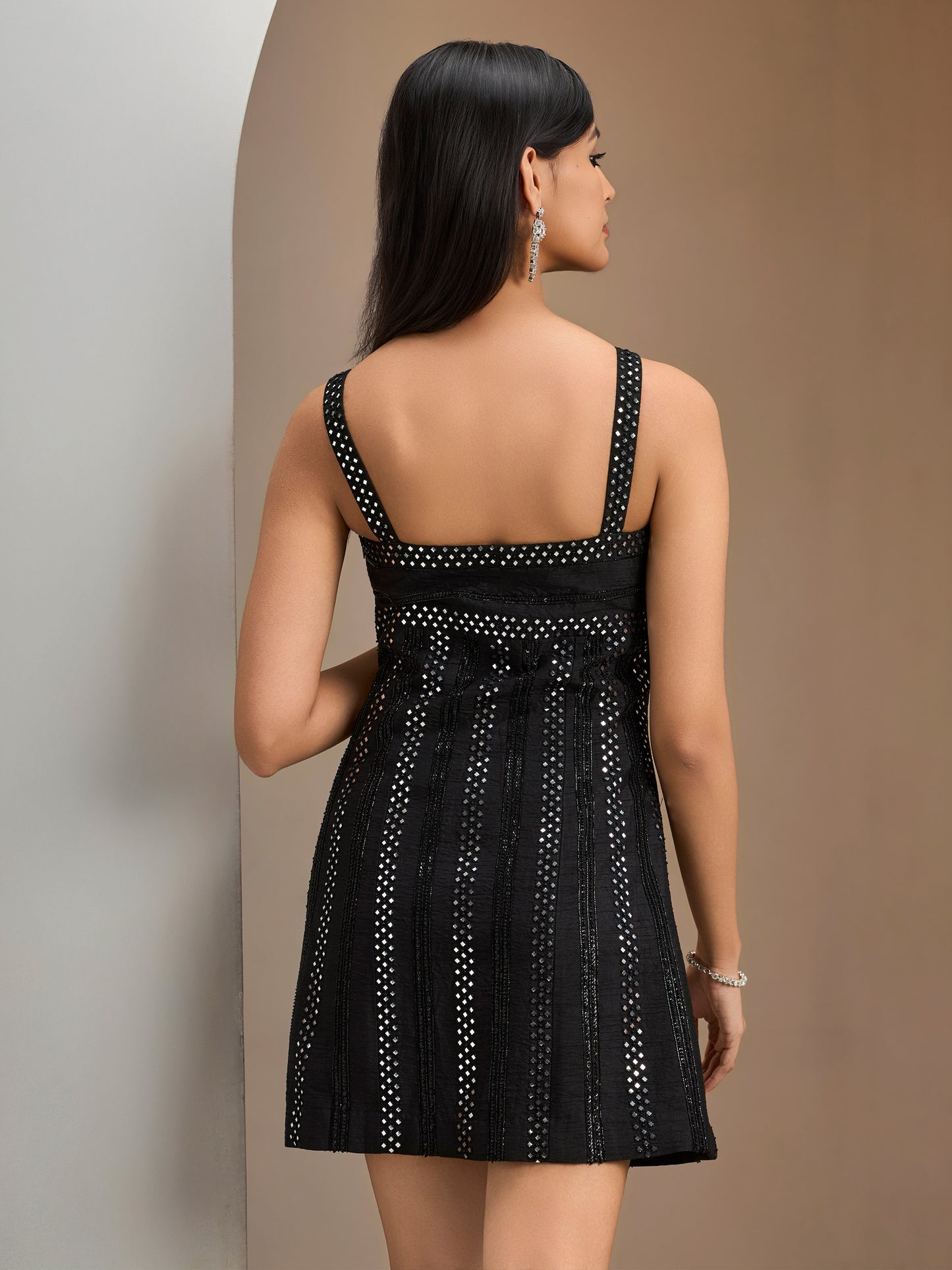 Black Rawsilk Dress