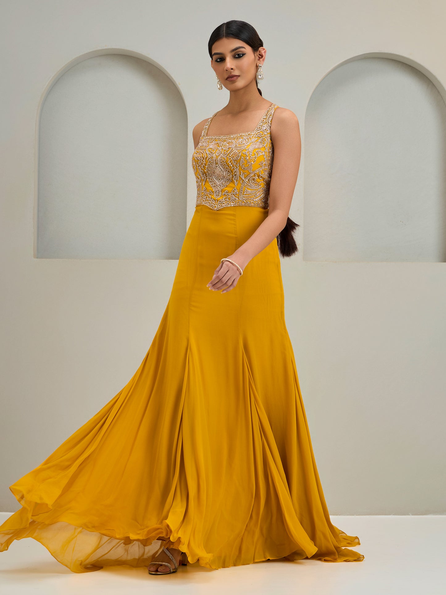 Mustard Gown