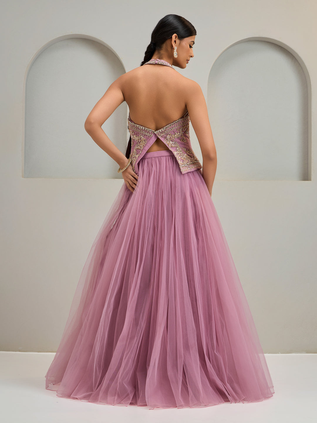 Lilac Corset With Skirt