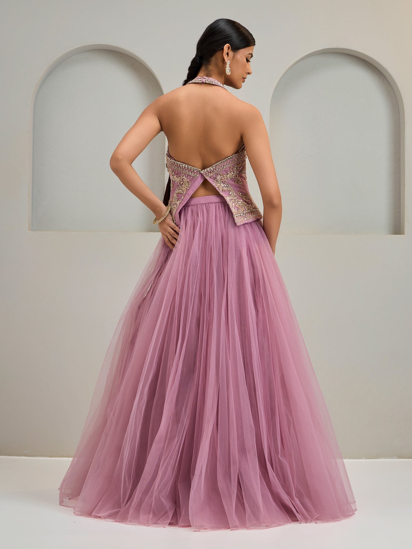 Lilac Corset With Skirt