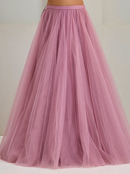 Lilac Corset With Skirt