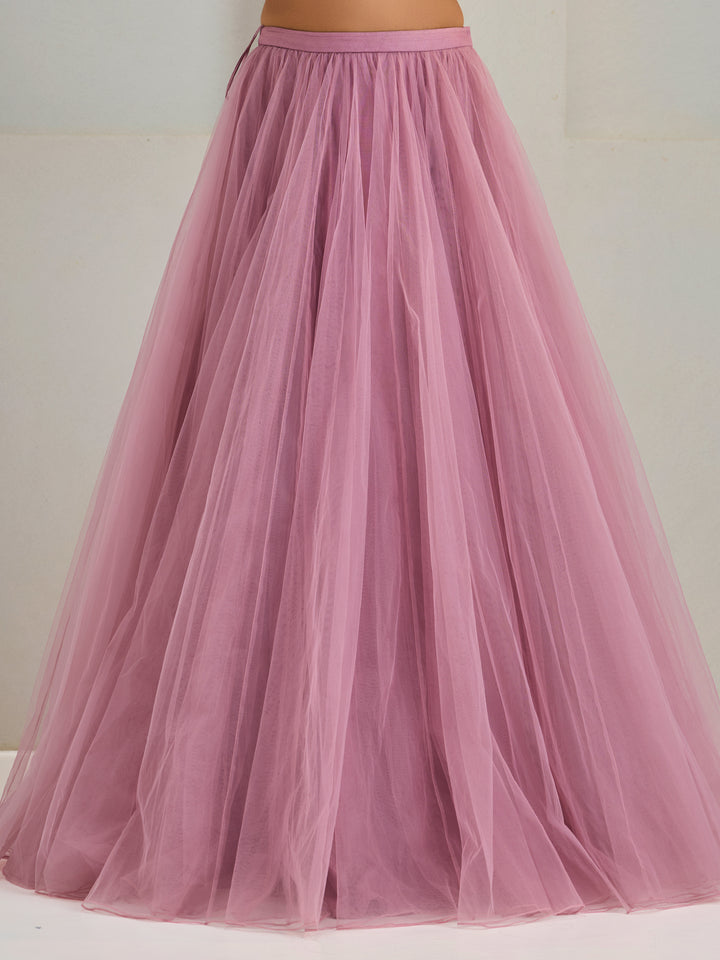 Lilac Corset With Skirt
