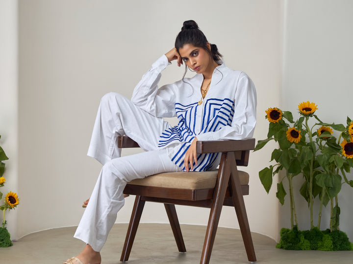 Blue wave Co-ord Set