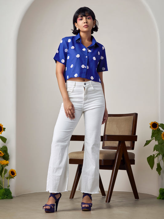Cherry Blue Shirt