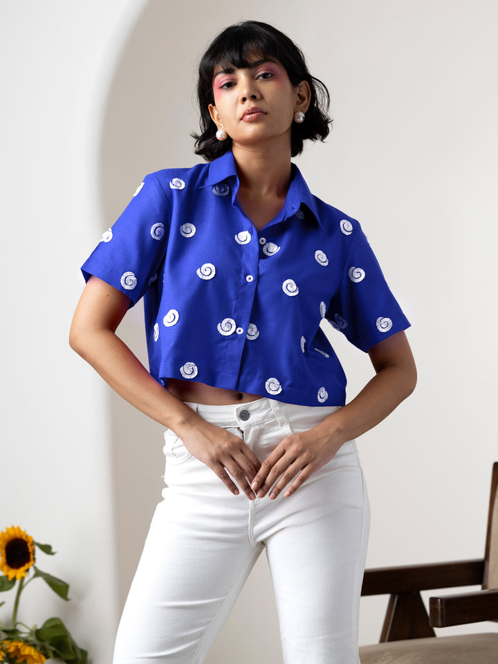 Cherry Blue Shirt