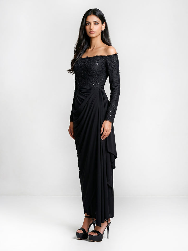 Black Lycra Gown