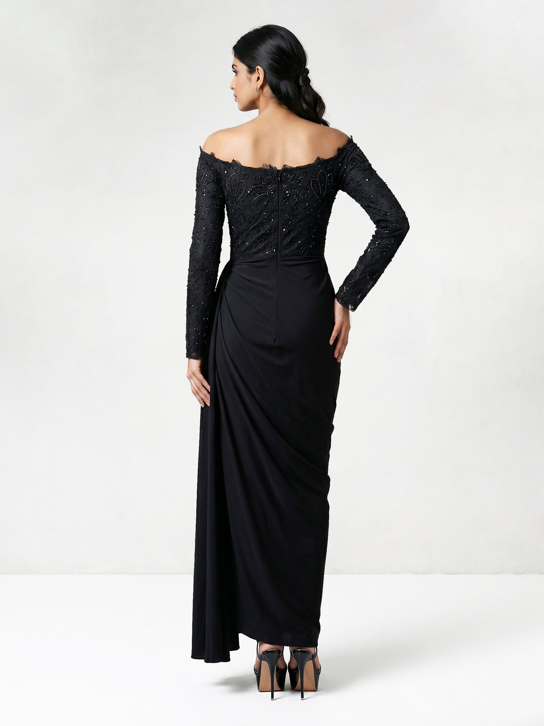 Black Lycra Gown