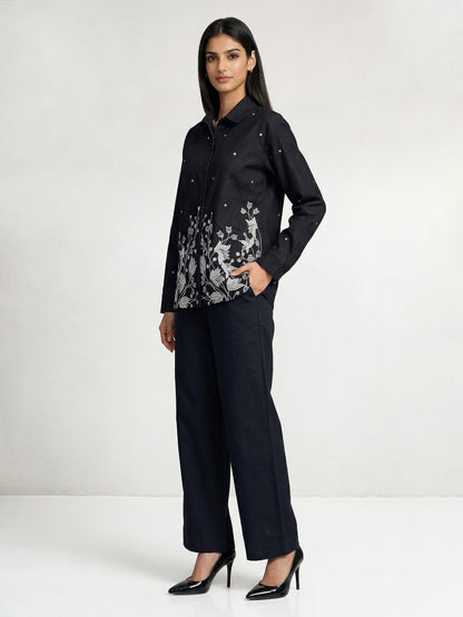 The Midnight Garden Denim Shirt
