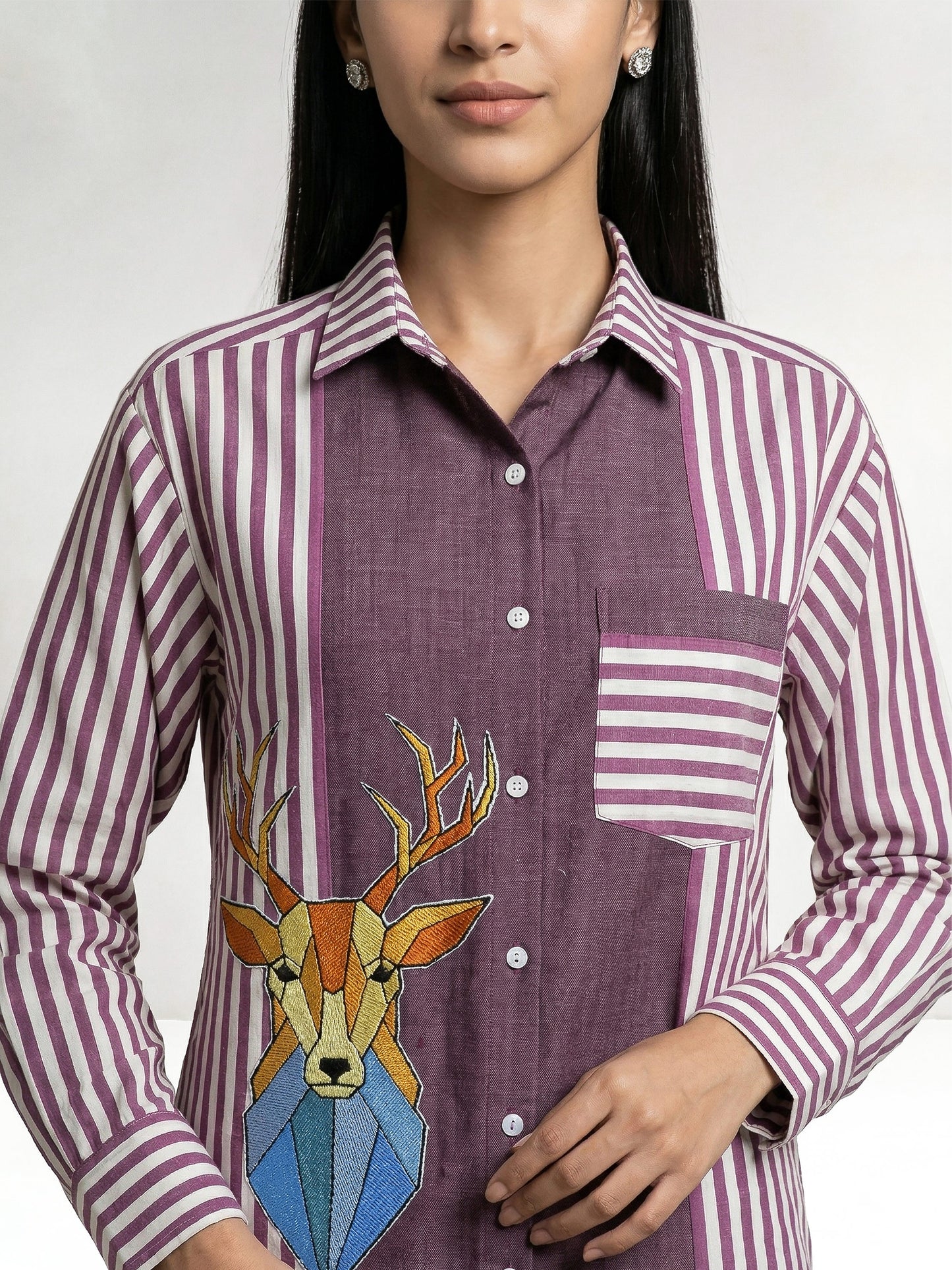 The Cindy Striped Linen Shirt