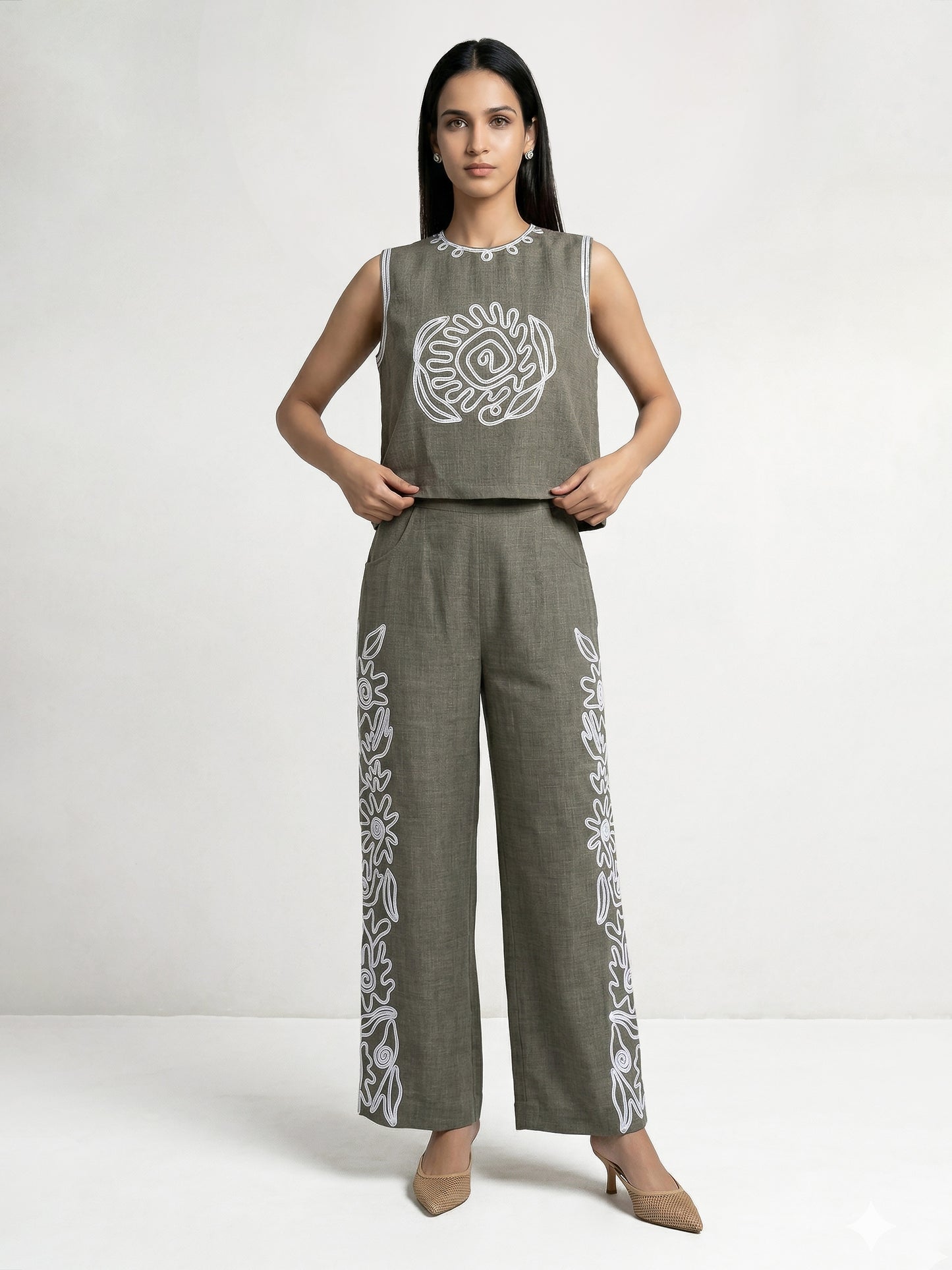 Serena Grey Pant